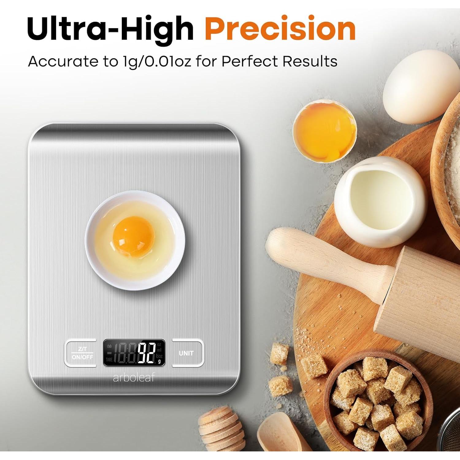 Escala de Cocina Digital Arboleaf 10kg Acero Inoxidable