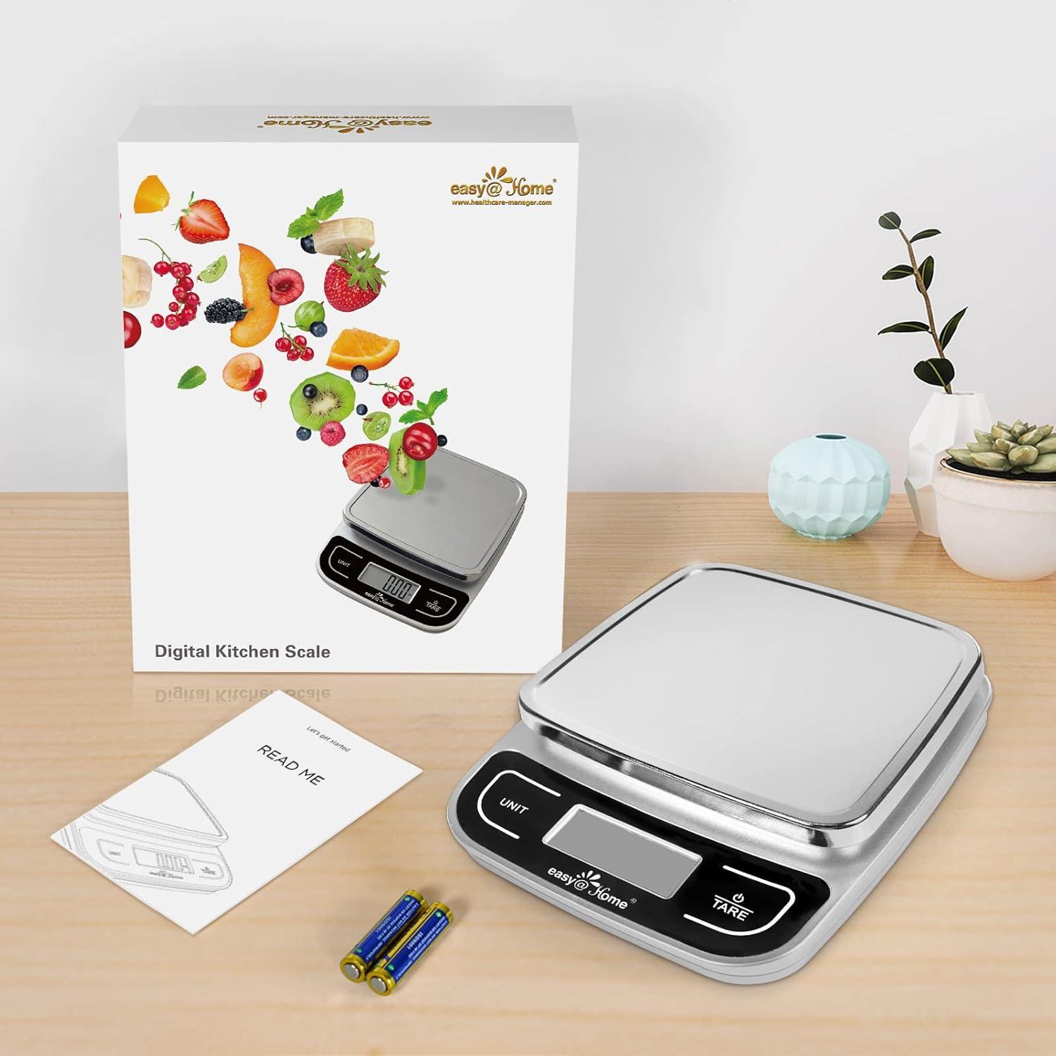 Báscula de Cocina Digital Easy@Home EKS-202 5kg Alta Precisión