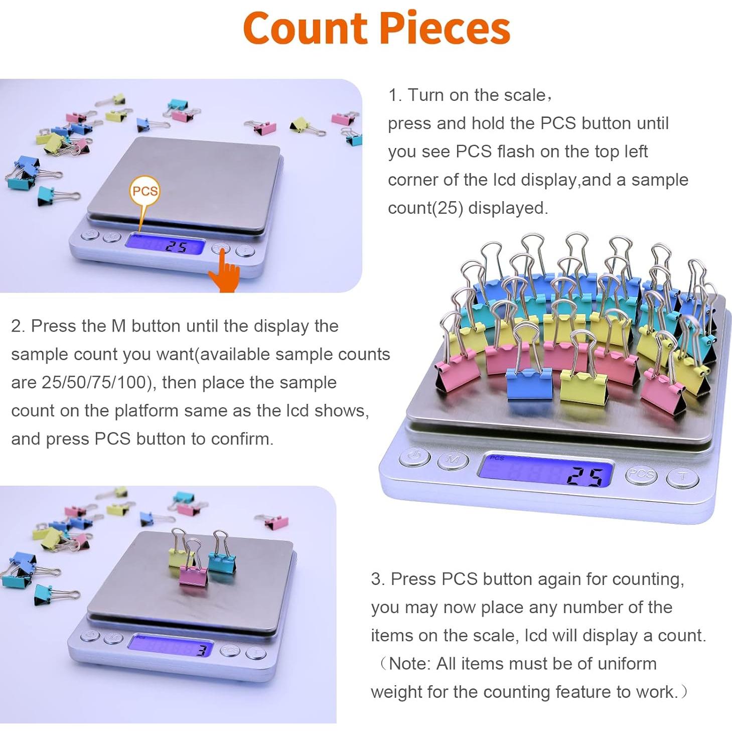 Báscula Digital de Gramos Barlunbee BL-500 Pro 500g 0.01g