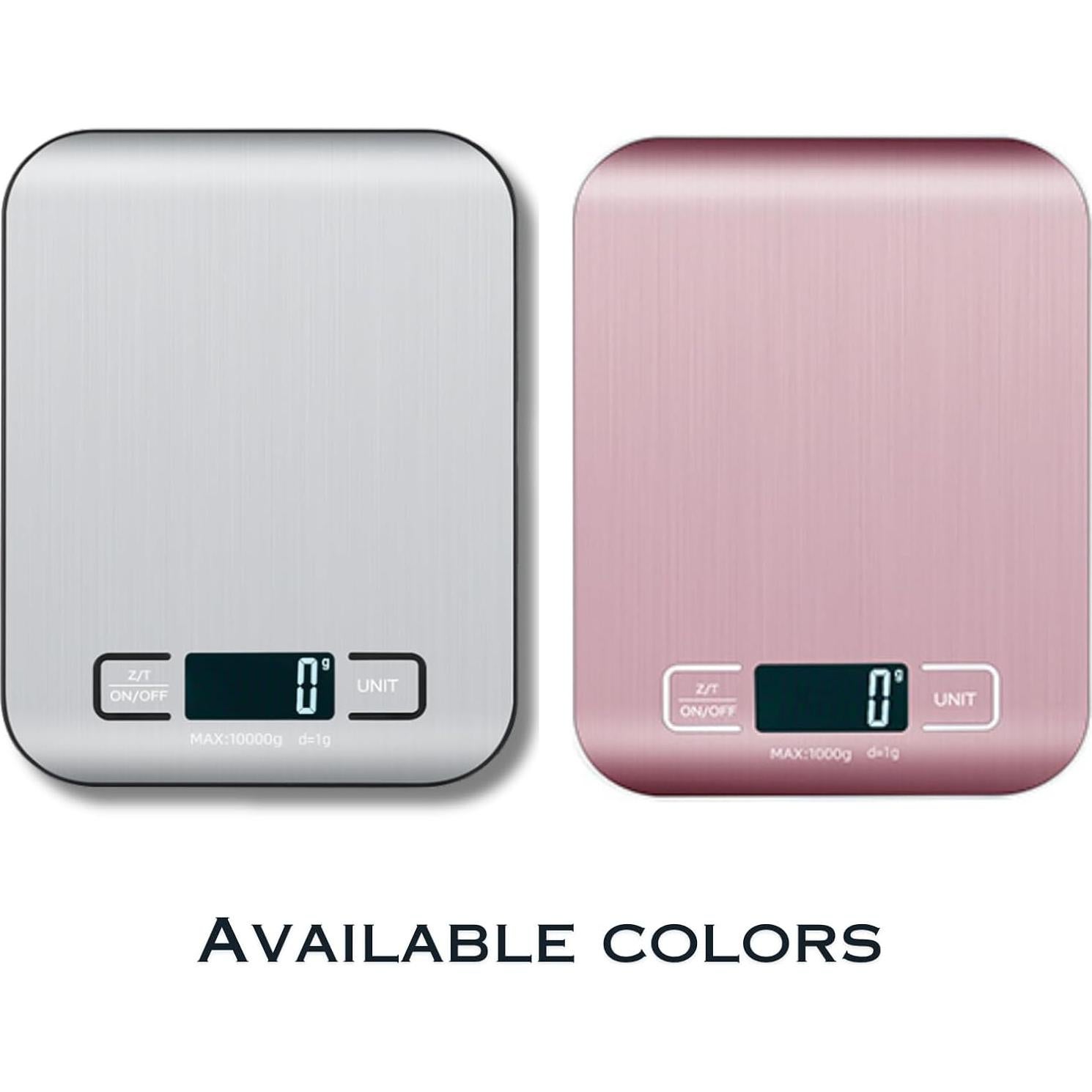 Báscula Digital de Cocina Hearthly 10kg Acero Inoxidable