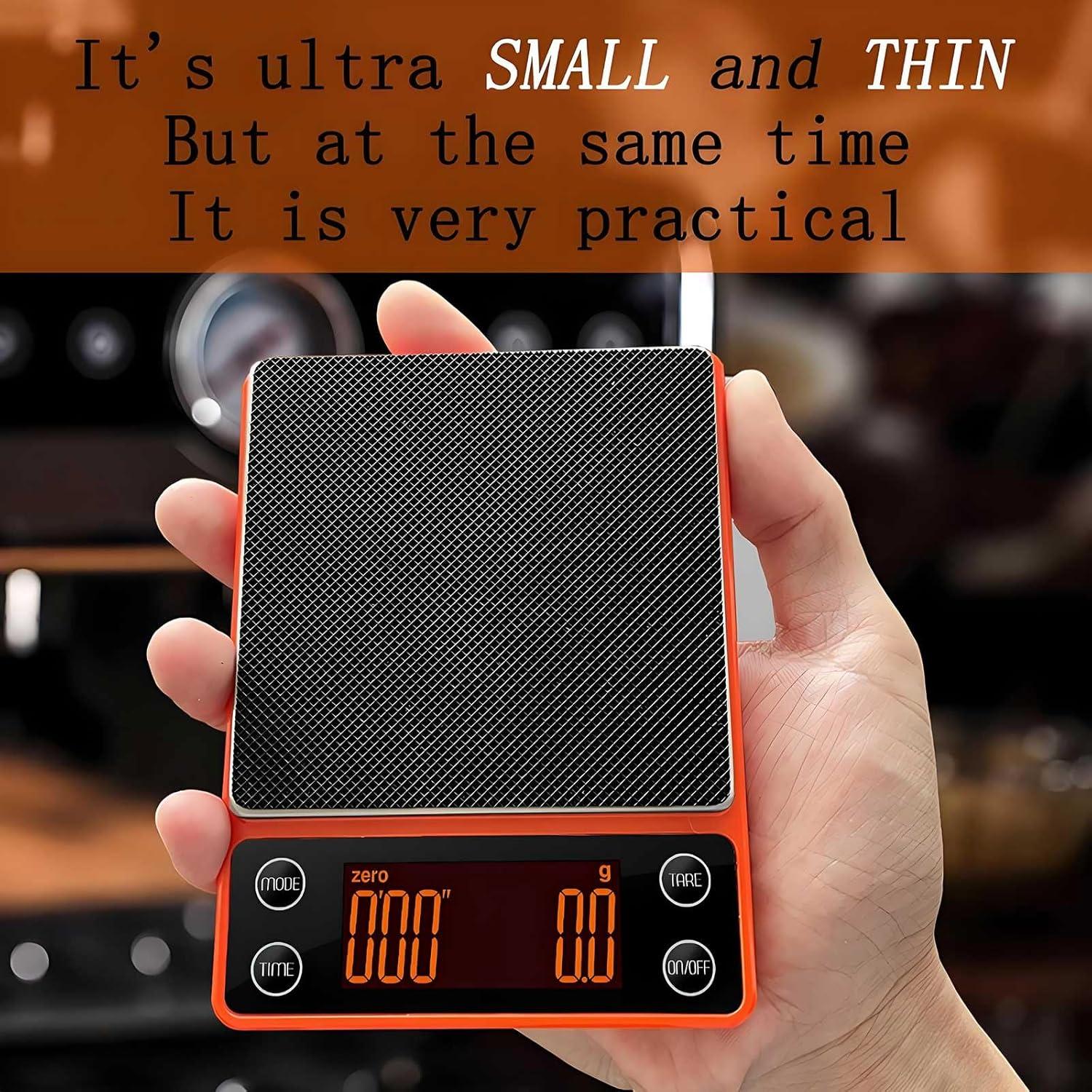 Báscula de Café Digital LUCKCENLY C100 3kg/0.1g Temporizador