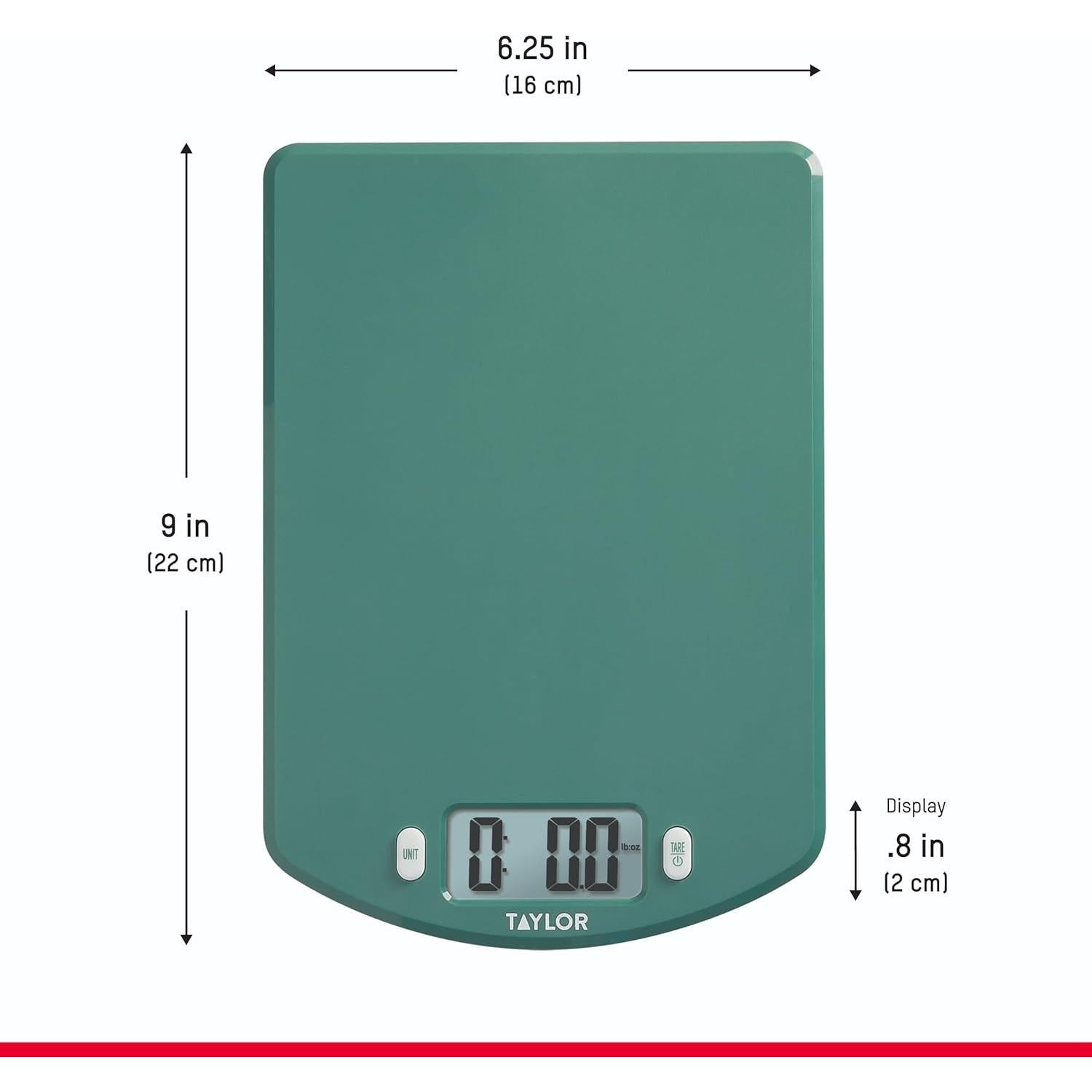 Báscula de Cocina Digital Taylor Ocean Bound 5 kg Verde