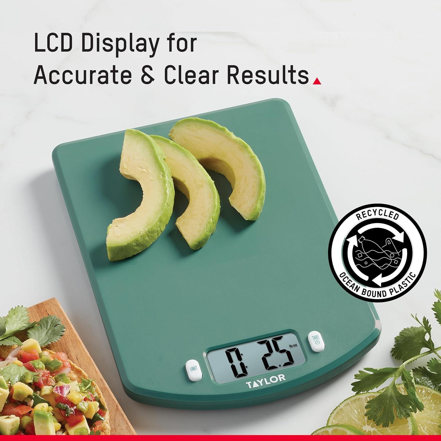 Báscula de Cocina Digital Taylor Ocean Bound 5 kg Verde