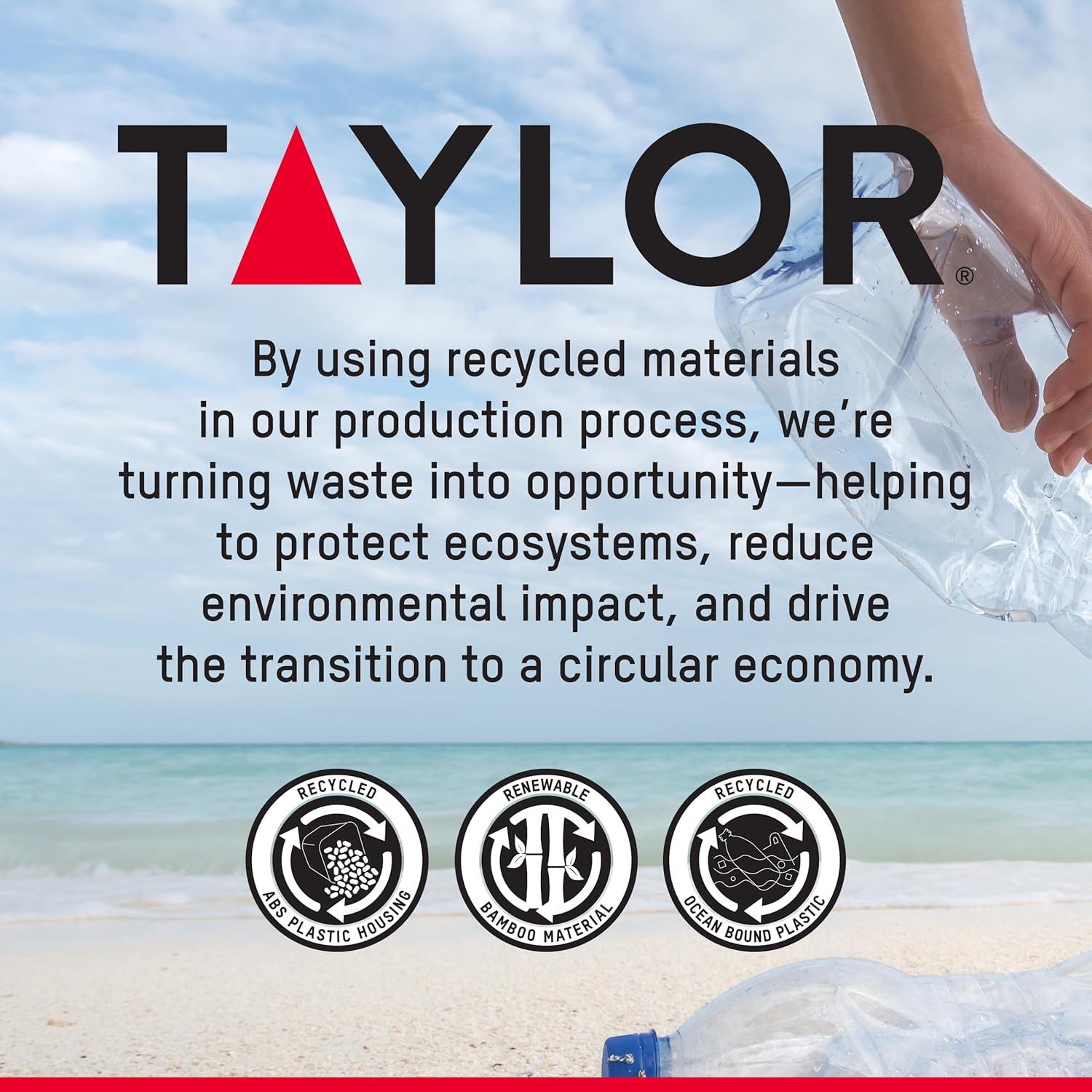 Báscula de Cocina Digital Taylor Ocean Bound 5 kg Verde