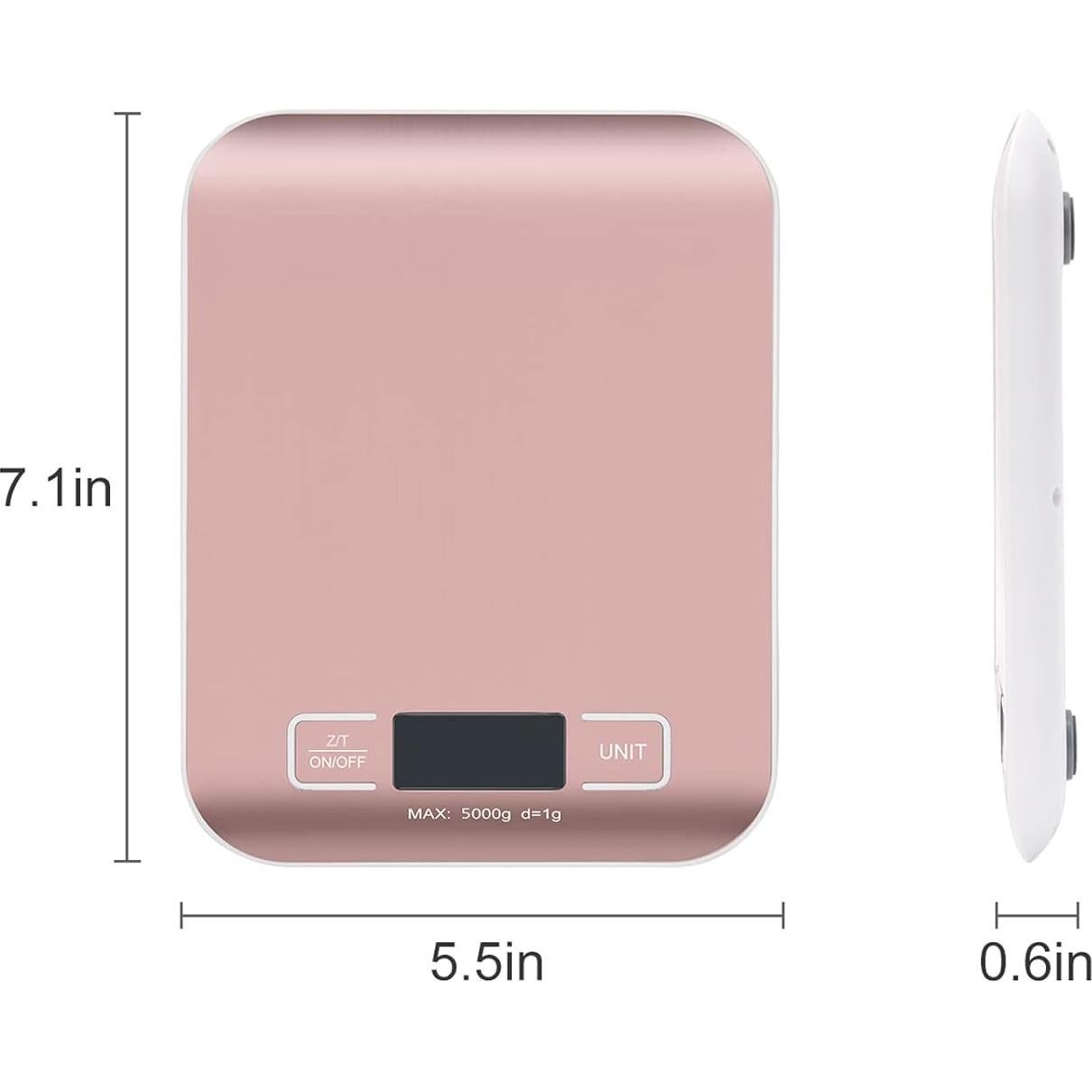 Báscula Digital Portátil Selegere 5kg/1g Oro Rosa