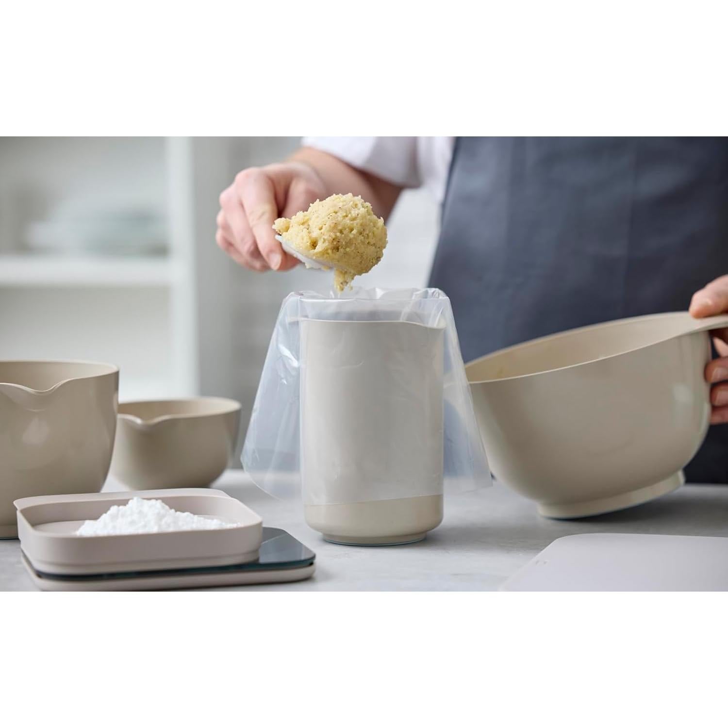 Báscula de Cocina Rosti Mensura 16.5x20.3cm Humus