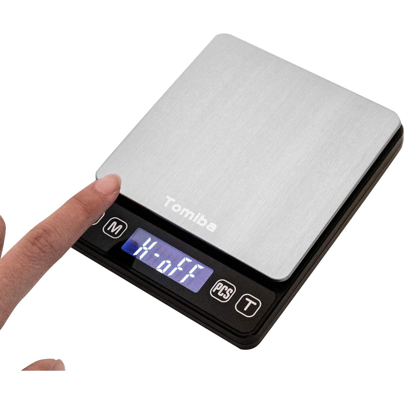 Báscula de Precisión Tomiba 3000g con Retención Automática