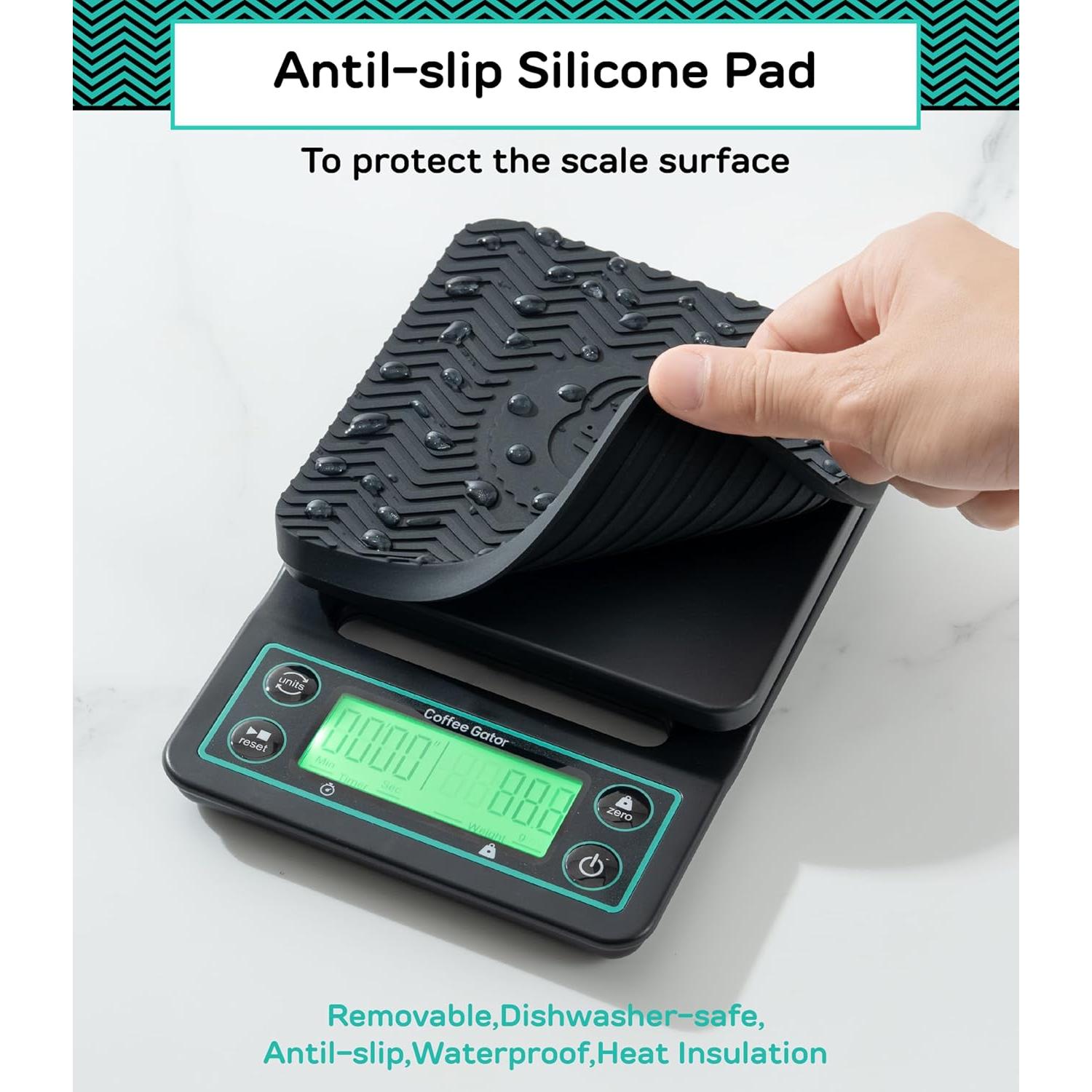 Báscula Digital de Café Coffee Gator 0.1g Precisión 3kg