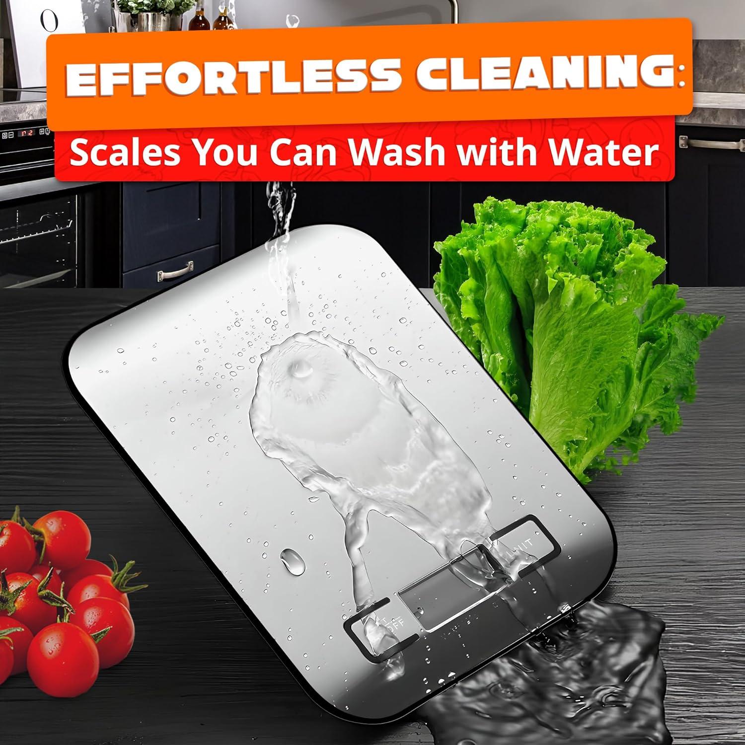 Báscula de Cocina Digital DIMROM DZC-16 10kg con Pantalla LCD