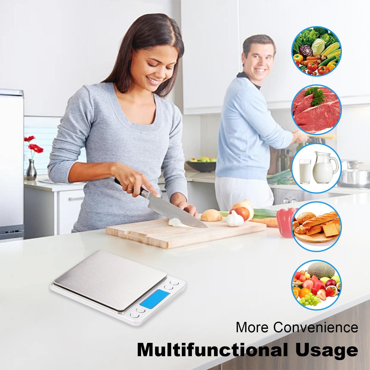 Báscula de Cocina Digital UNIWEIGH 3kg/0.1g Alta Precisión