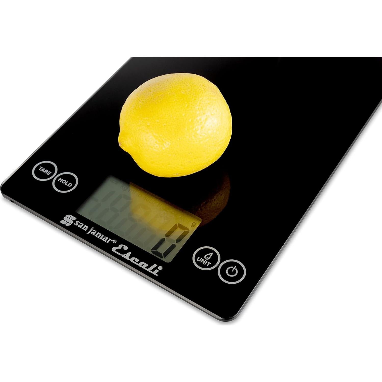 Balanza Digital de Cocina San Jamar SCDG15BK 6.8 kg Negra