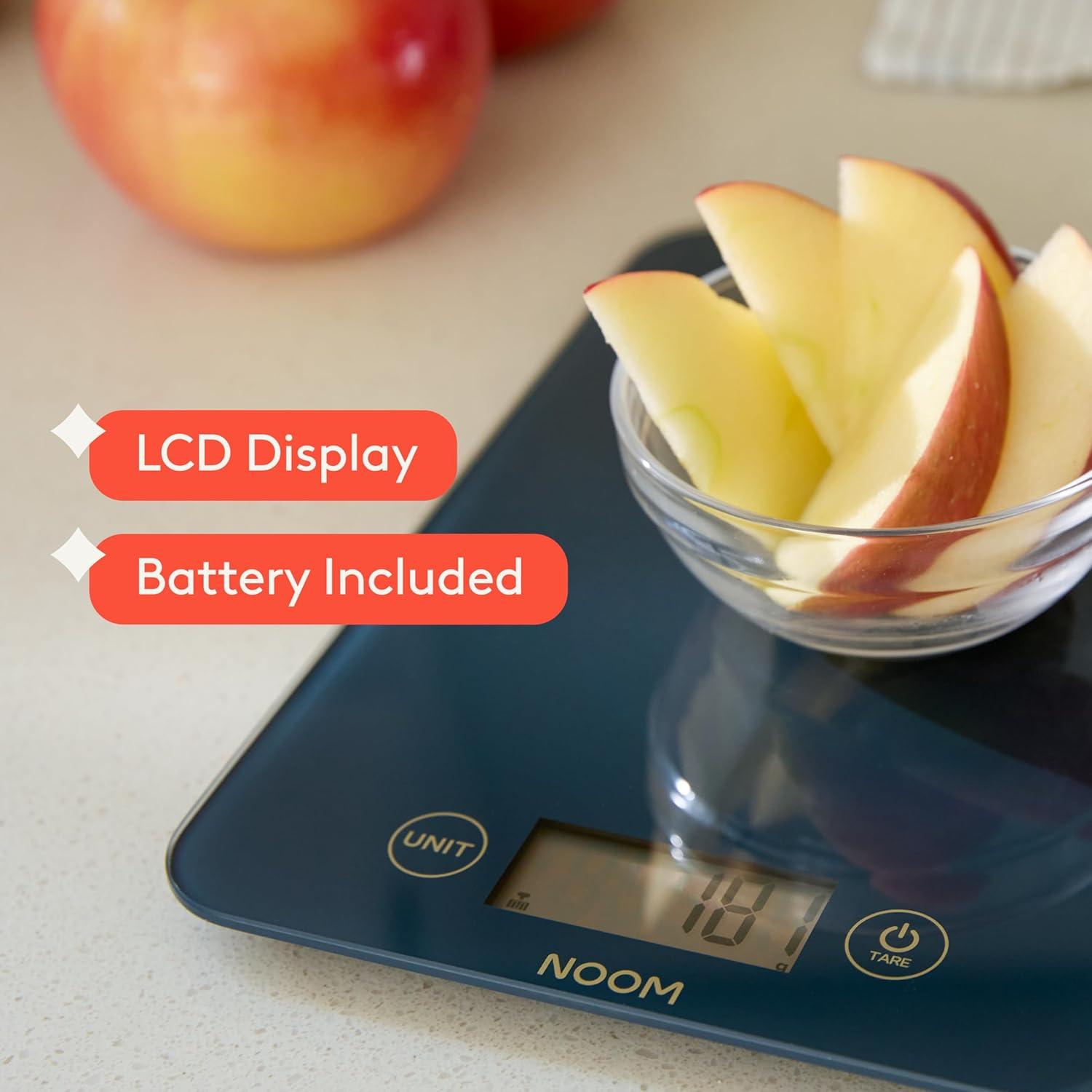 Báscula Digital de Cocina Noom KG810 - Precisión 5 kg, LCD