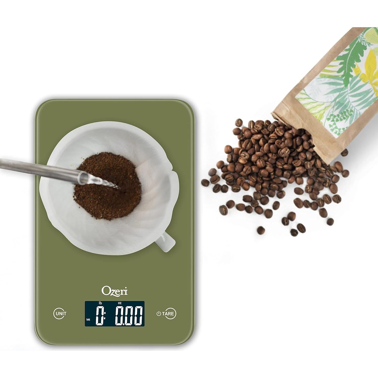 Balanza Digital de Cocina Ozeri Touch 5.44 kg Vidrio Templado