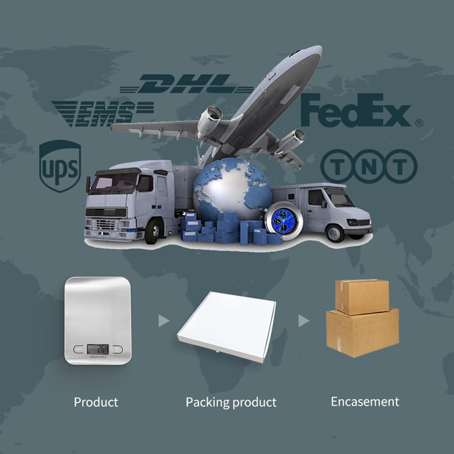 Báscula Digital de Cocina Fitdays KT630 con App Nutricional 5kg