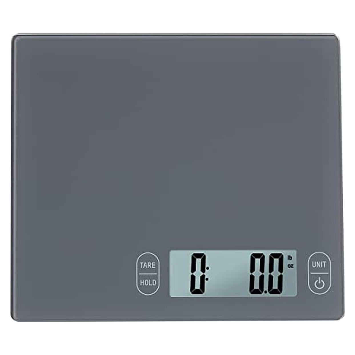 Escala de Cocina Comer Inteligente 4.99kg Vidrio Gris
