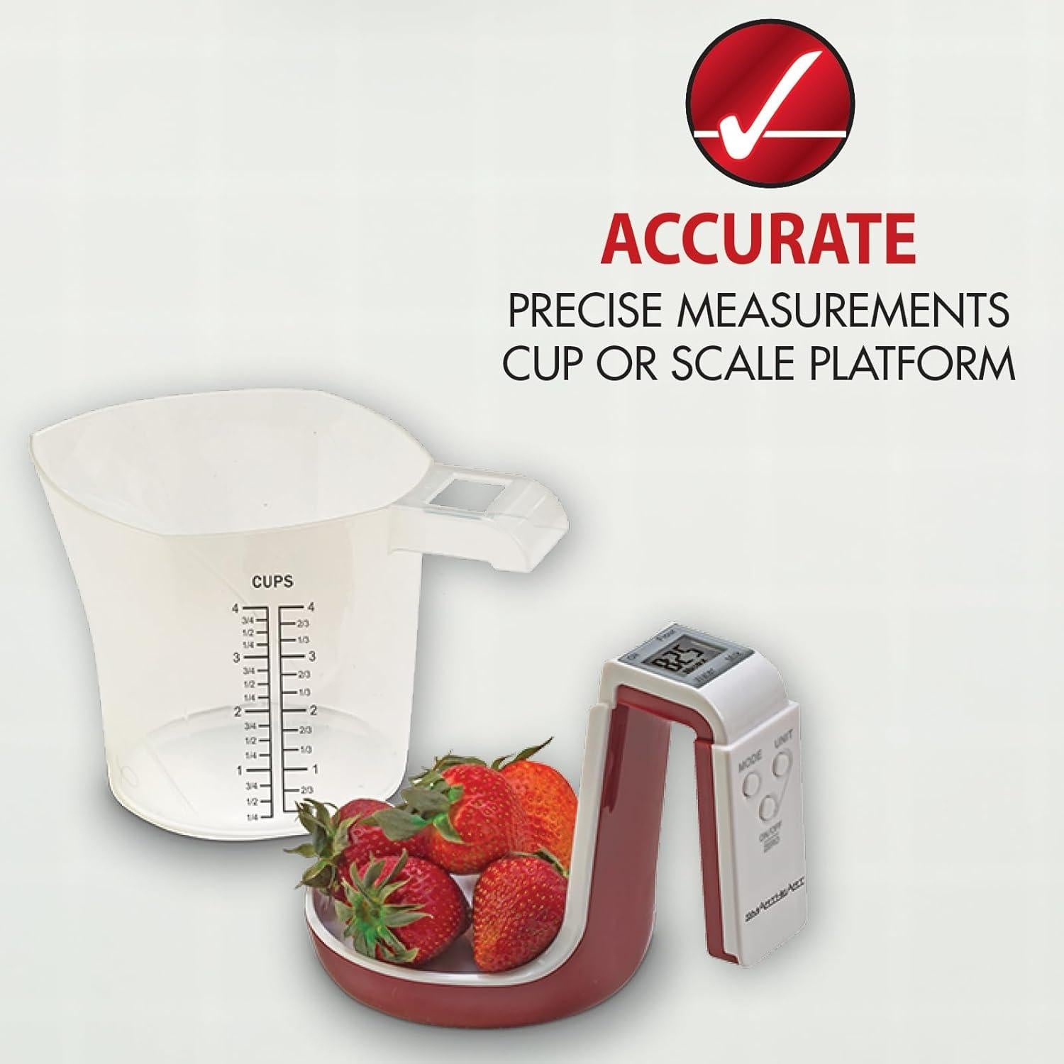 Taza de Medición Digital SmartHeart 3 kg con Plataforma