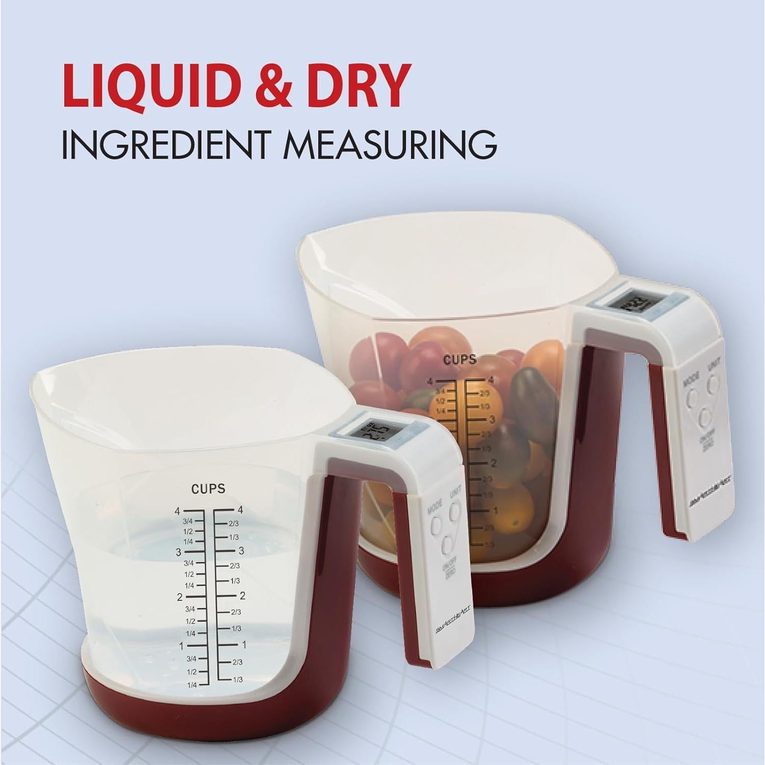 Taza de Medición Digital SmartHeart 3 kg con Plataforma