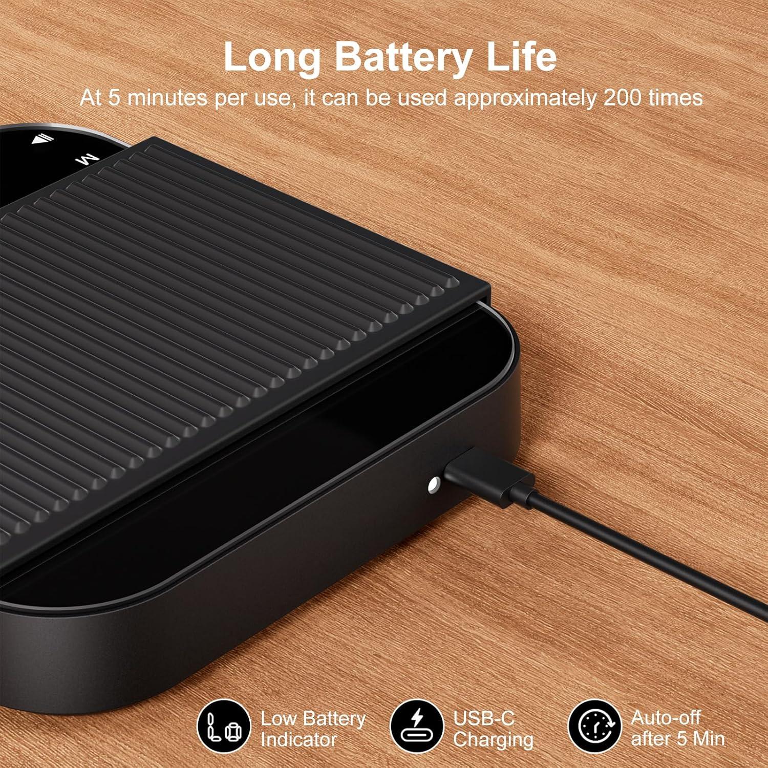 Balanza de Café Digital Ultrean 3kg/0.1g Recargable con Temporizador