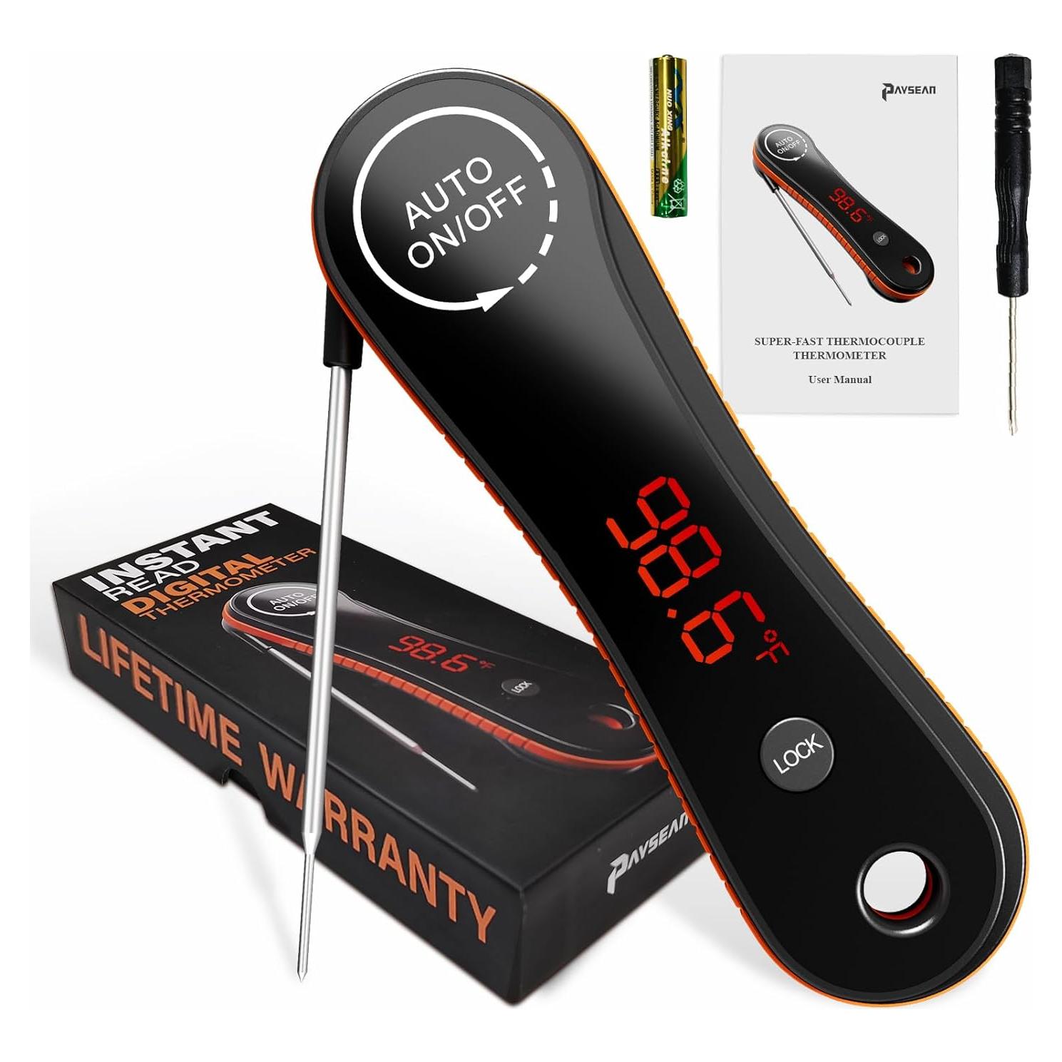 Termómetro Digital de Carne Paysean Mt180 - Lectura 0.5s, IP67