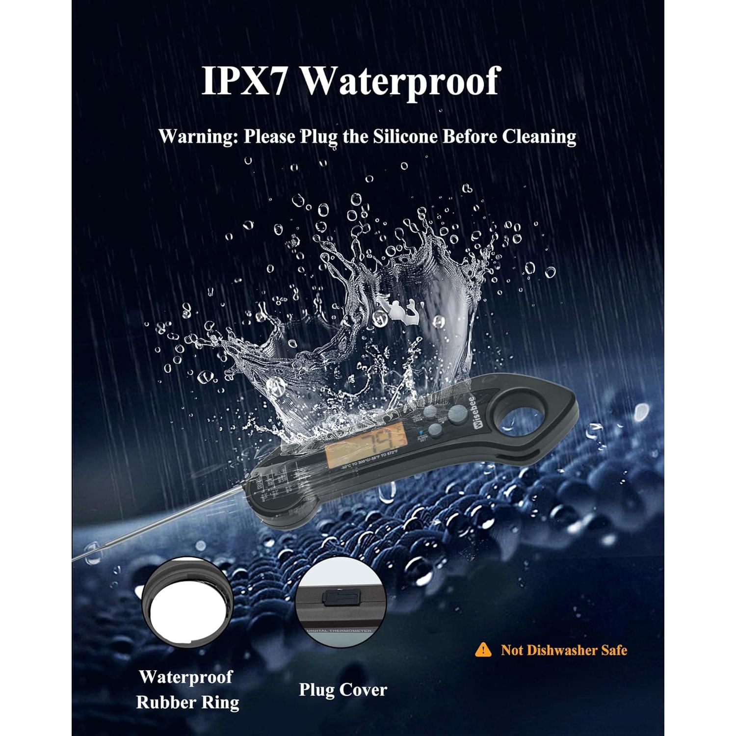 Termómetro Digital de Carne Wisebee S1 2 en 1 Impermeable