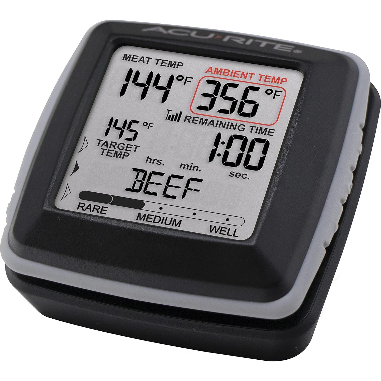 Termómetro Digital de Carne AcuRite 01185M Inalámbrico 8.41 cm