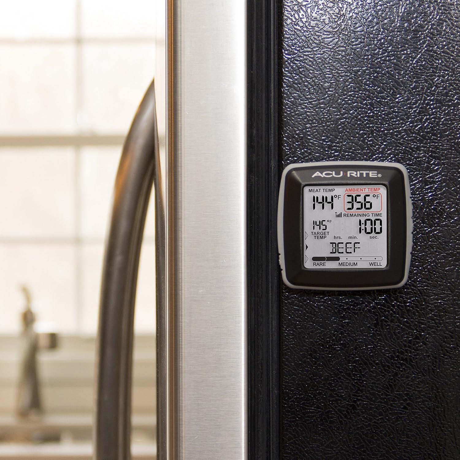 Termómetro Digital de Carne AcuRite 01185M Inalámbrico 8.41 cm