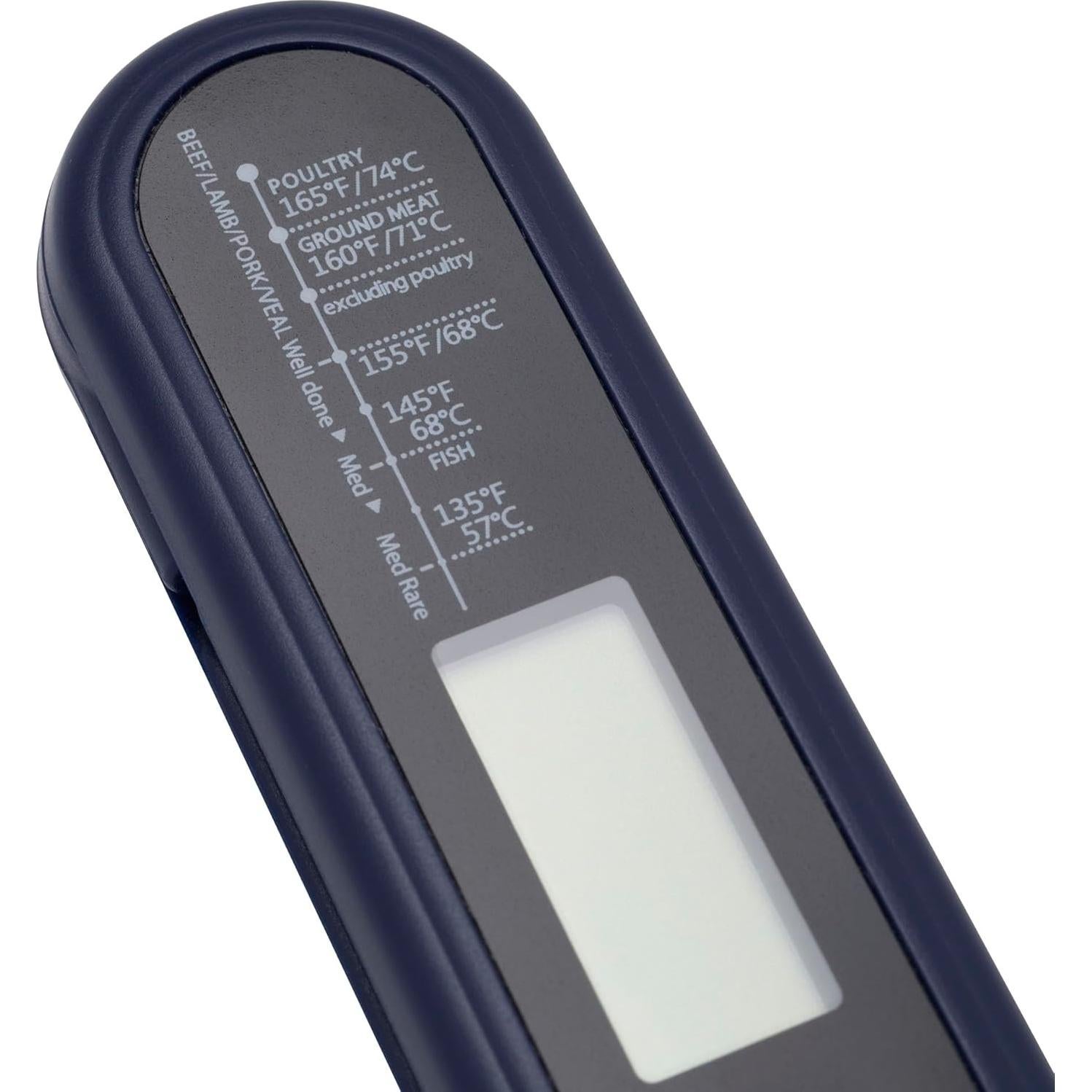Termómetro Digital de Carne HENCKELS BBQ, Sonda Plegable, Pantalla Retroiluminada