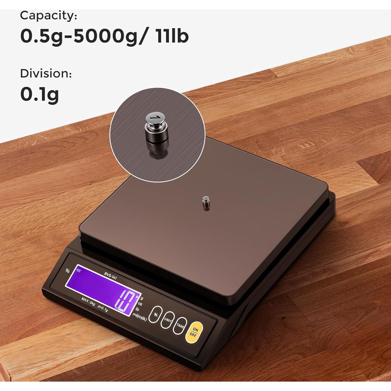 Báscula de Cocina Digital Bonvoisin 4.54 kg 0.1 g Precisión