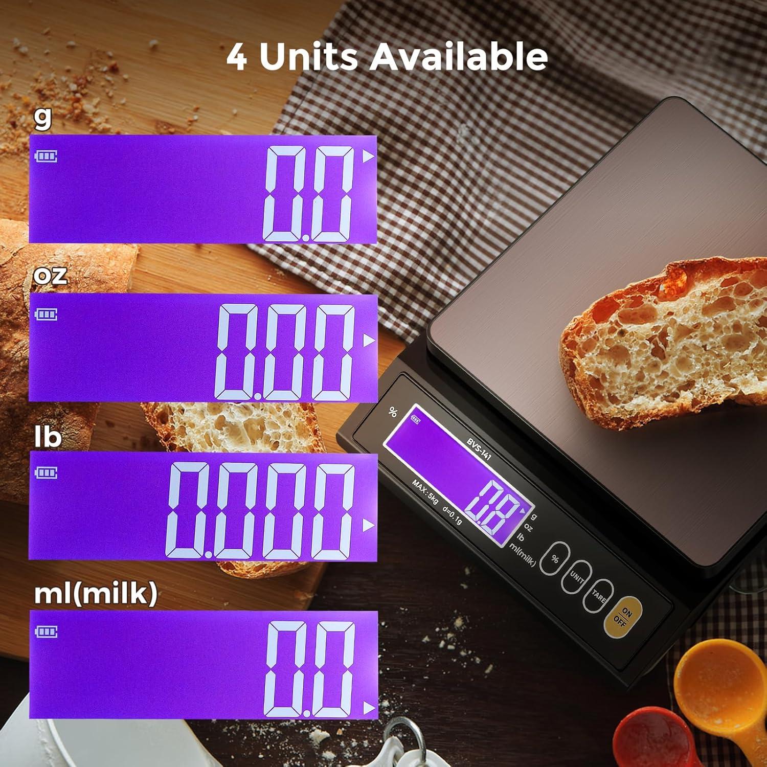 Báscula de Cocina Digital Bonvoisin 4.54 kg 0.1 g Precisión