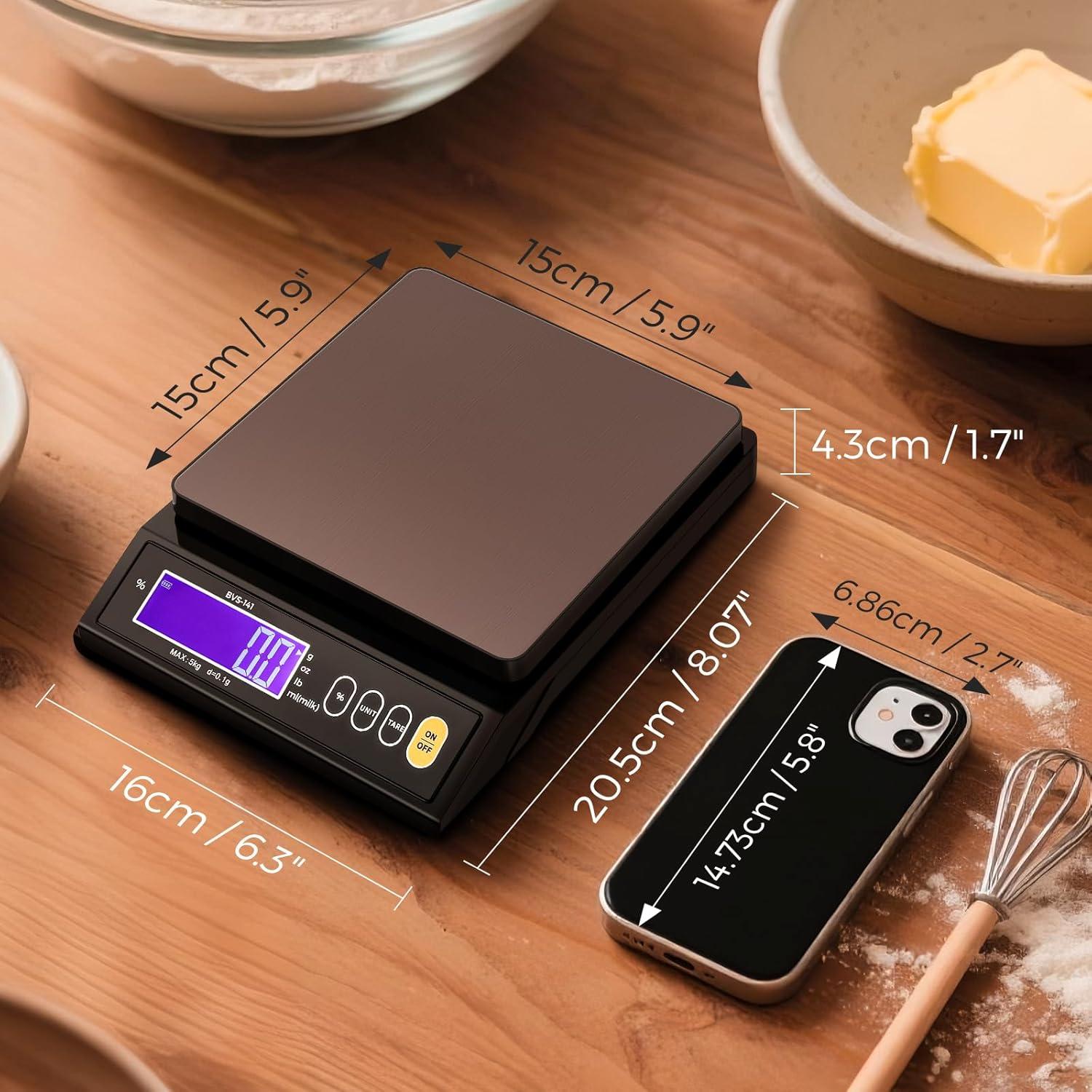 Báscula de Cocina Digital Bonvoisin 4.54 kg 0.1 g Precisión