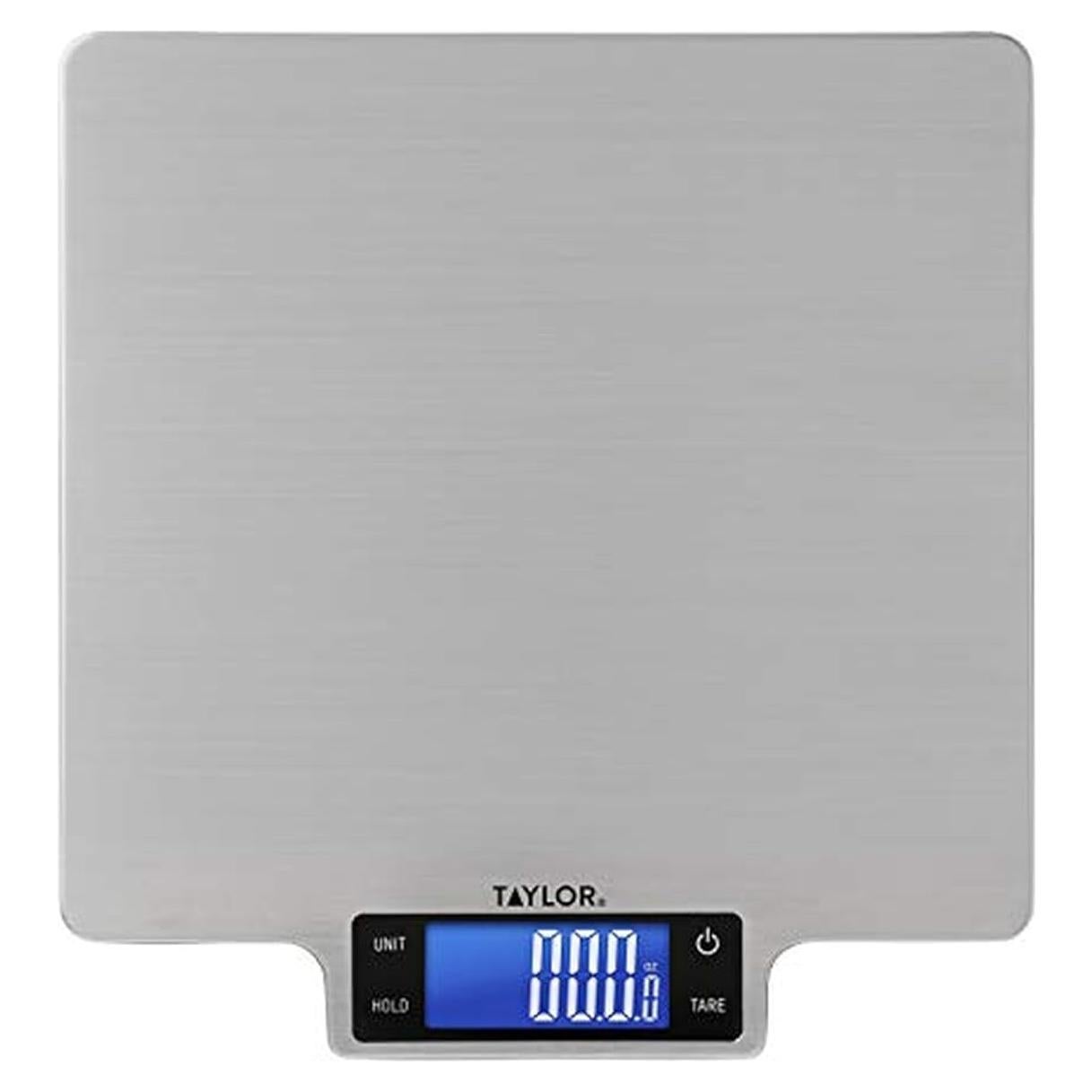 Balanza Digital de Cocina Taylor 10 kg Acero Inoxidable Plata