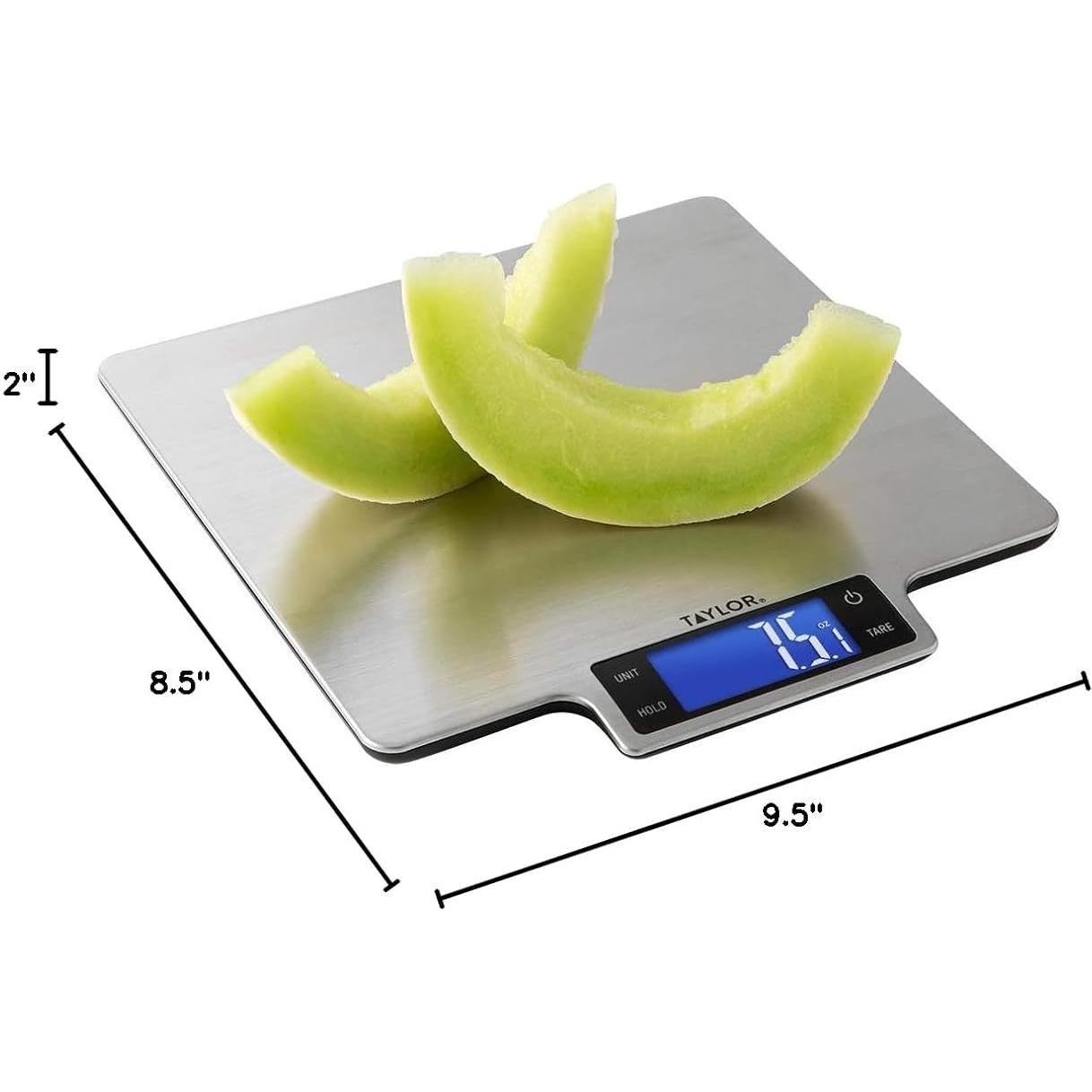 Balanza Digital de Cocina Taylor 10 kg Acero Inoxidable Plata