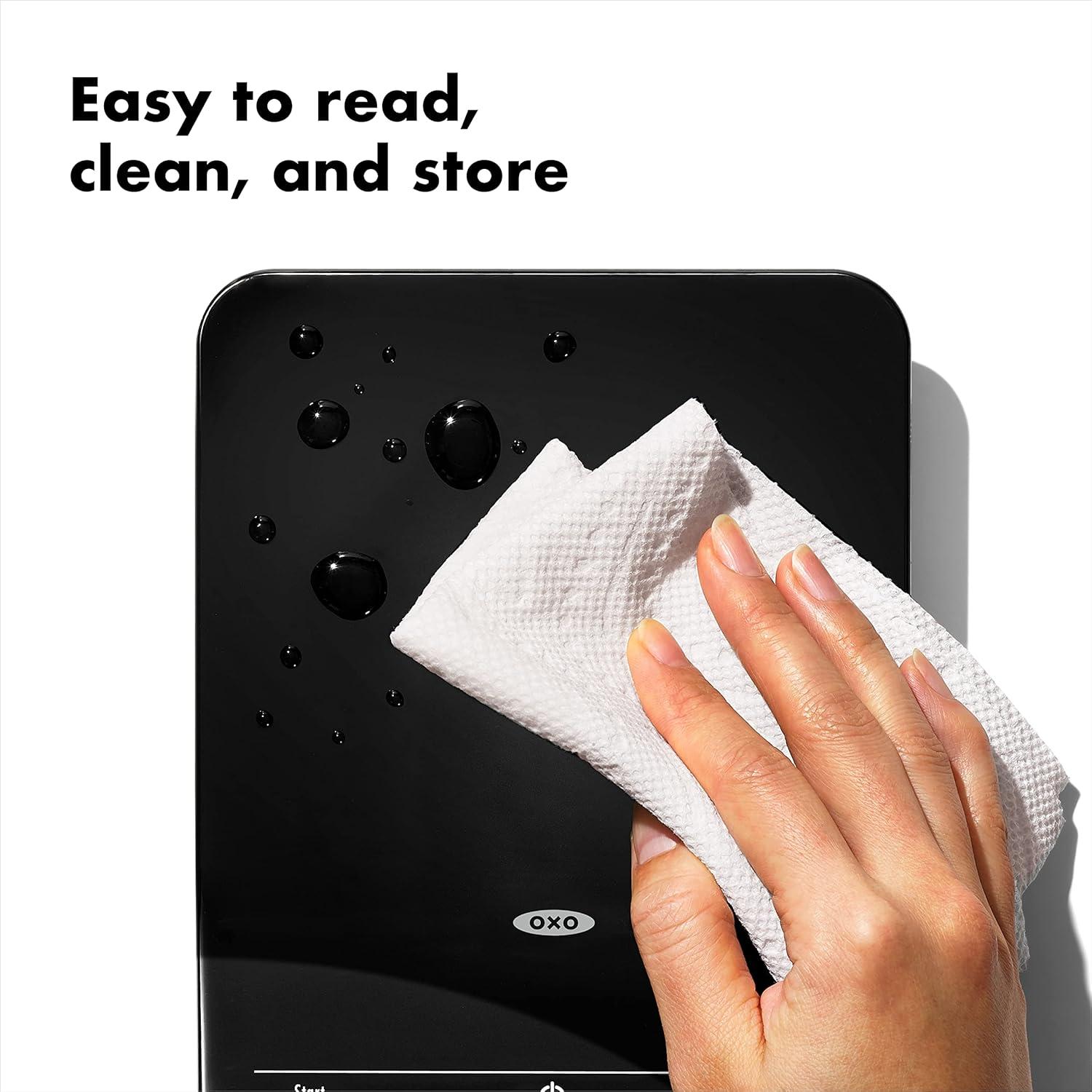 Balanza de Precisión OXO Brew 2.72 kg con Temporizador Negro