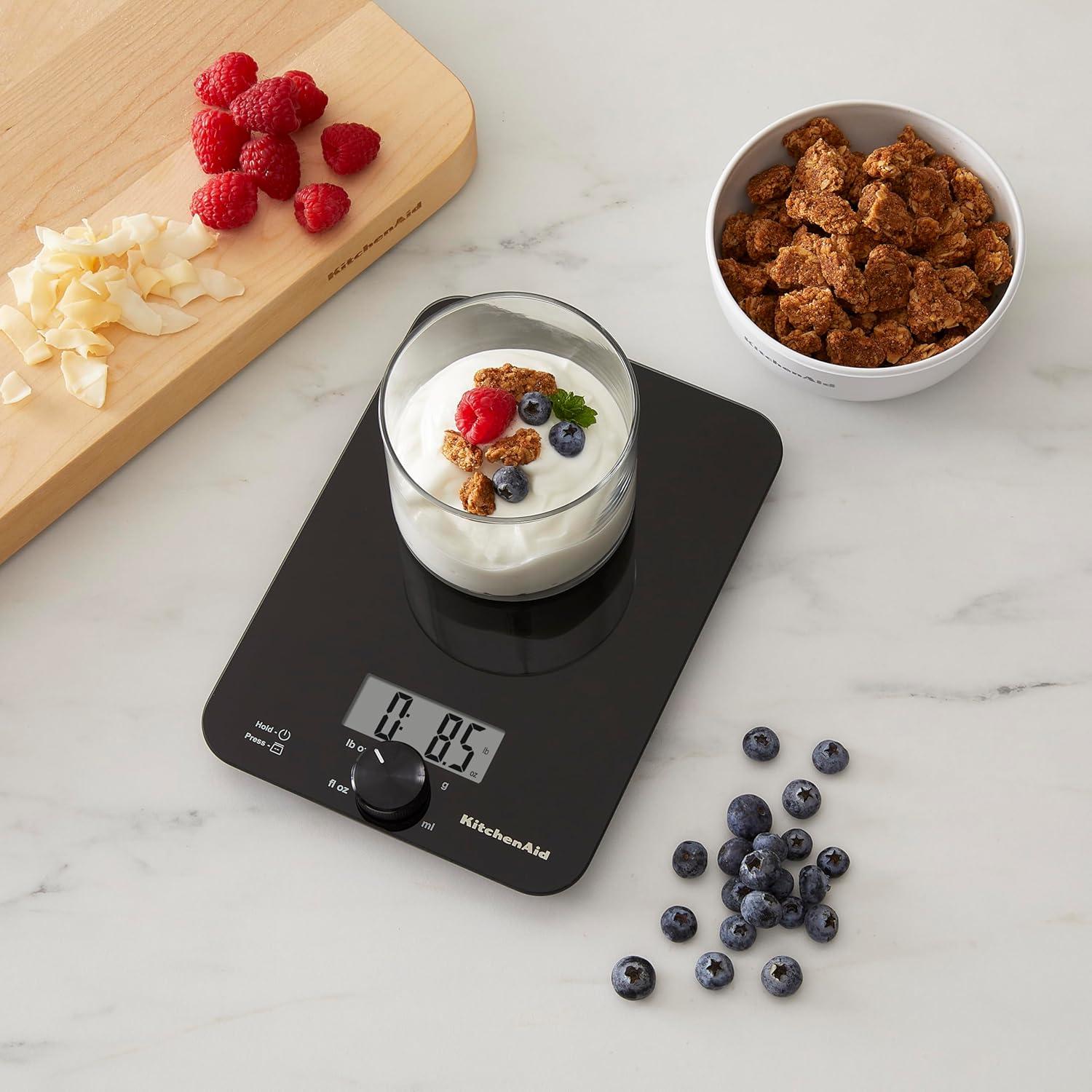 Balanza de Cocina Digital KitchenAid KQ914BA Vidrio 4.99 kg