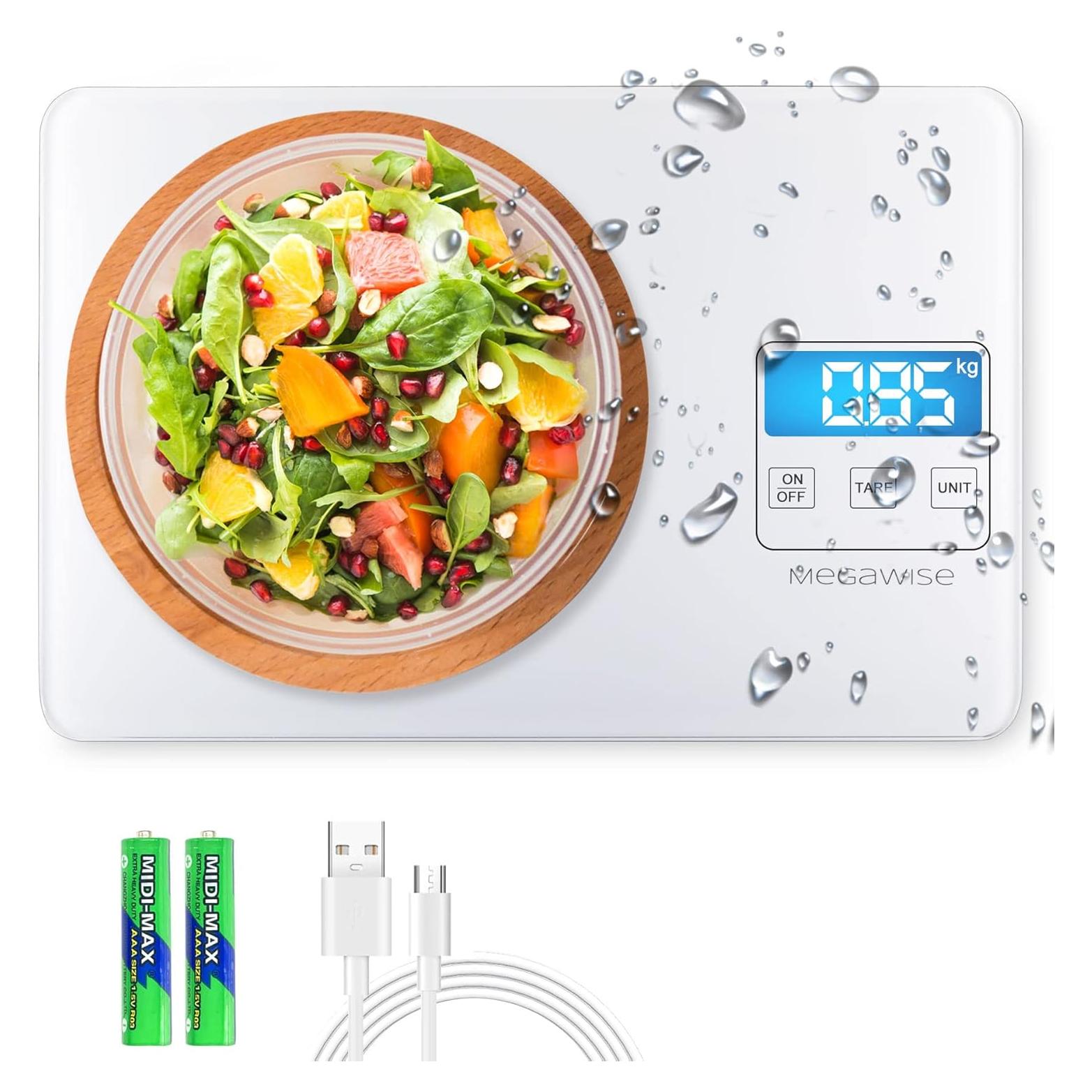 Báscula de Cocina Digital MegaWise K28H 15kg Recargable