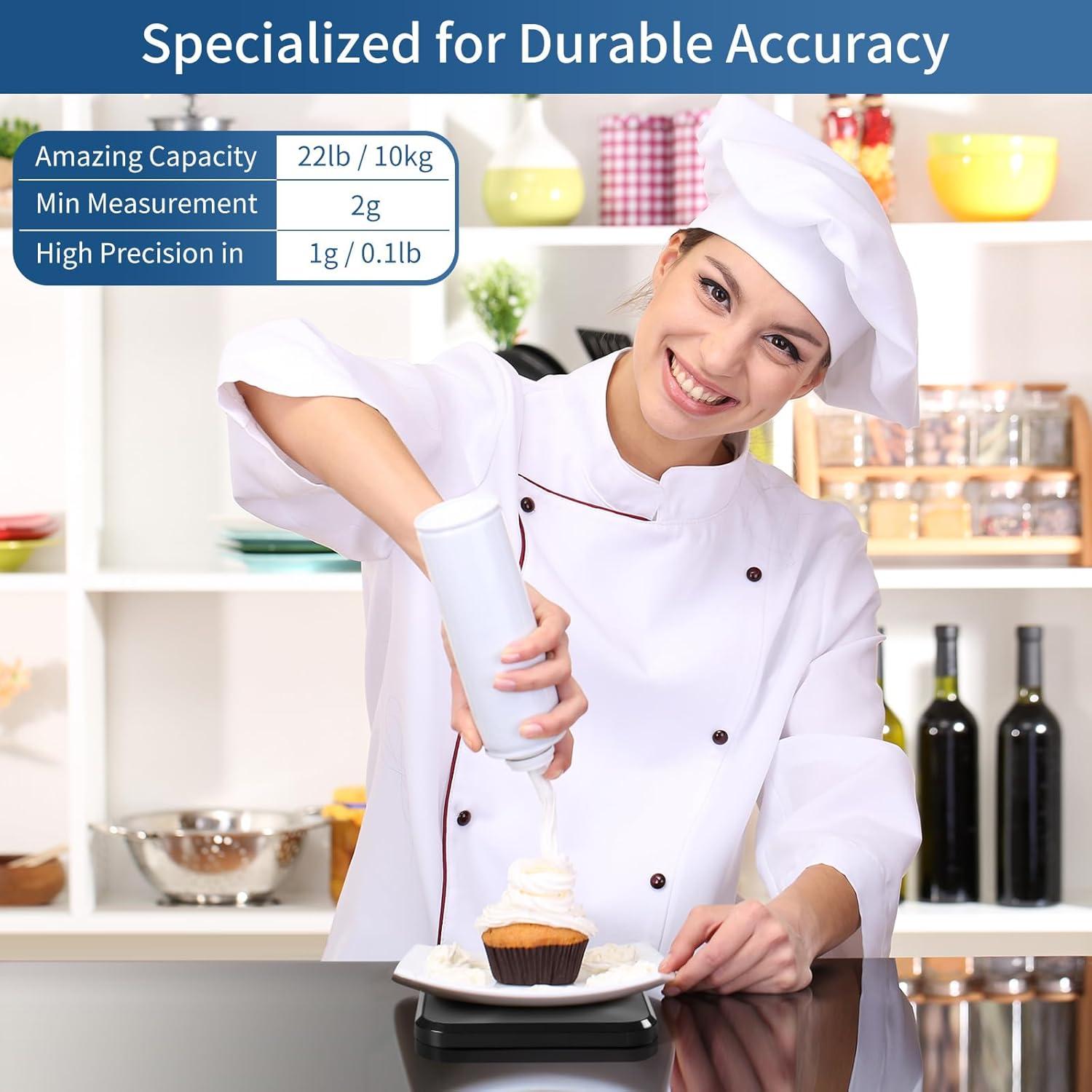 Balanza Digital de Cocina Vitafit 10kg Alta Precisión LED