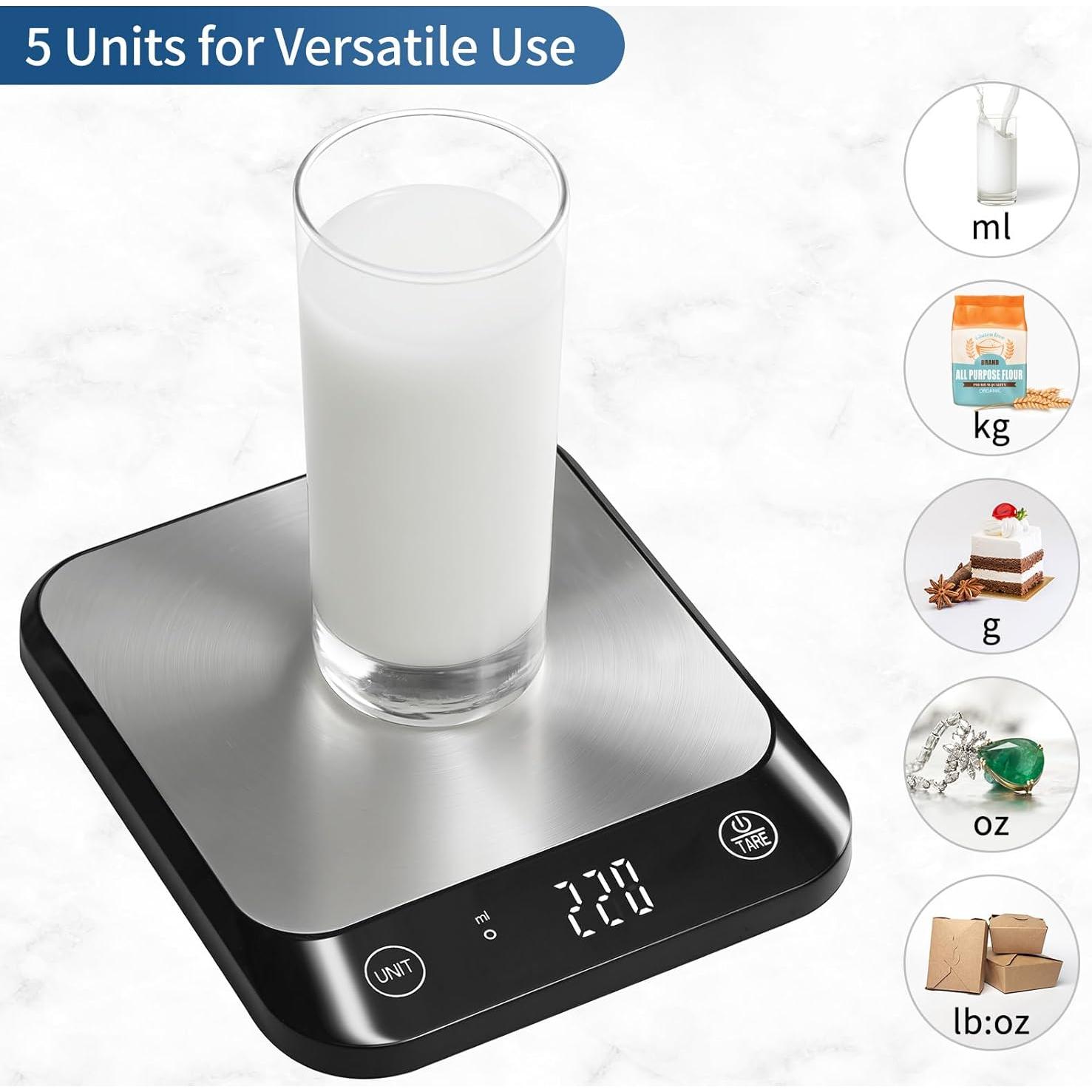 Balanza Digital de Cocina Vitafit 10kg Alta Precisión LED
