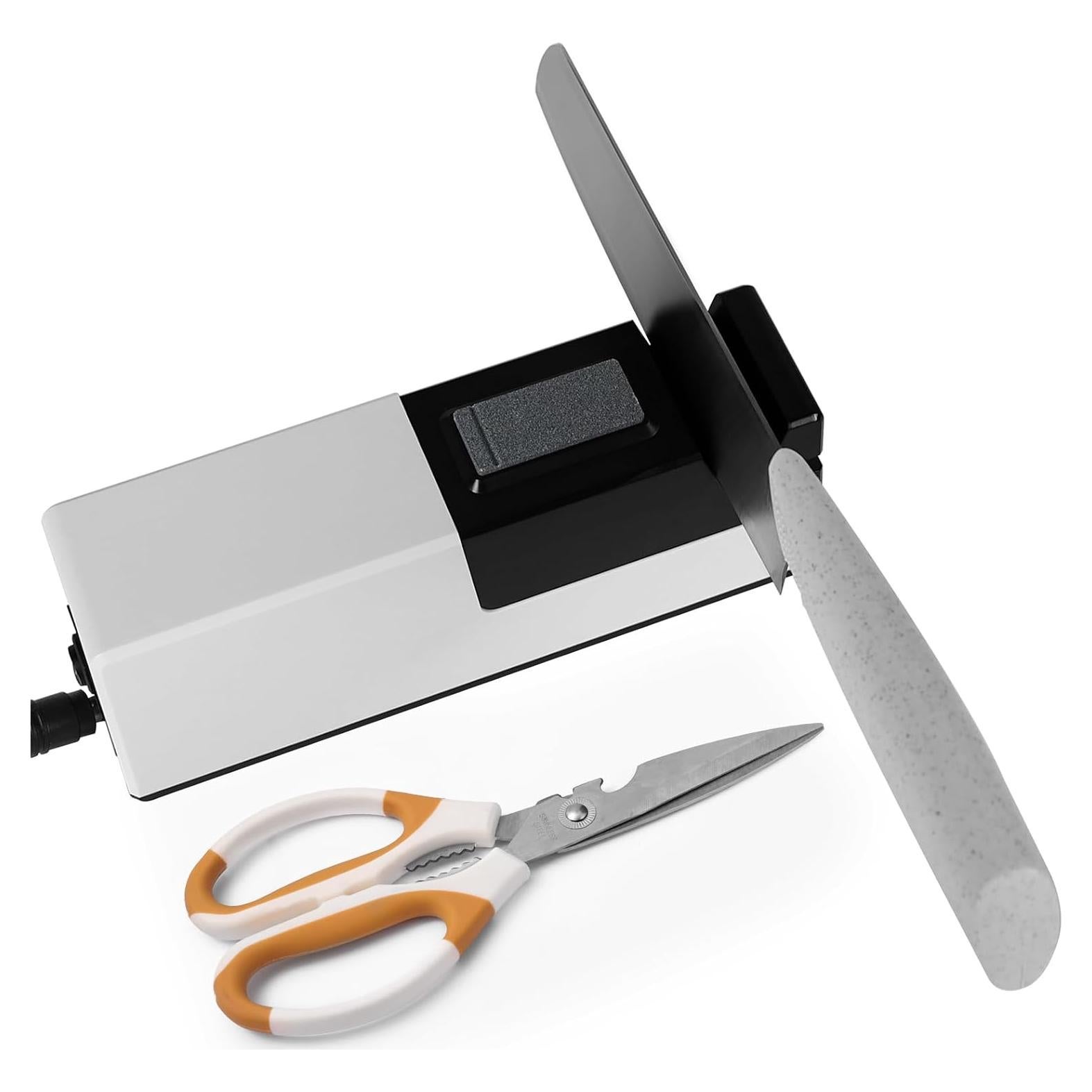 Afilador de cuchillos eléctrico MKHS, 430g, fácil uso, pulido