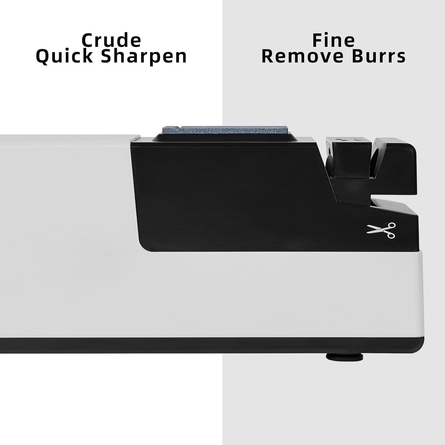 Afilador de cuchillos eléctrico MKHS, 430g, fácil uso, pulido