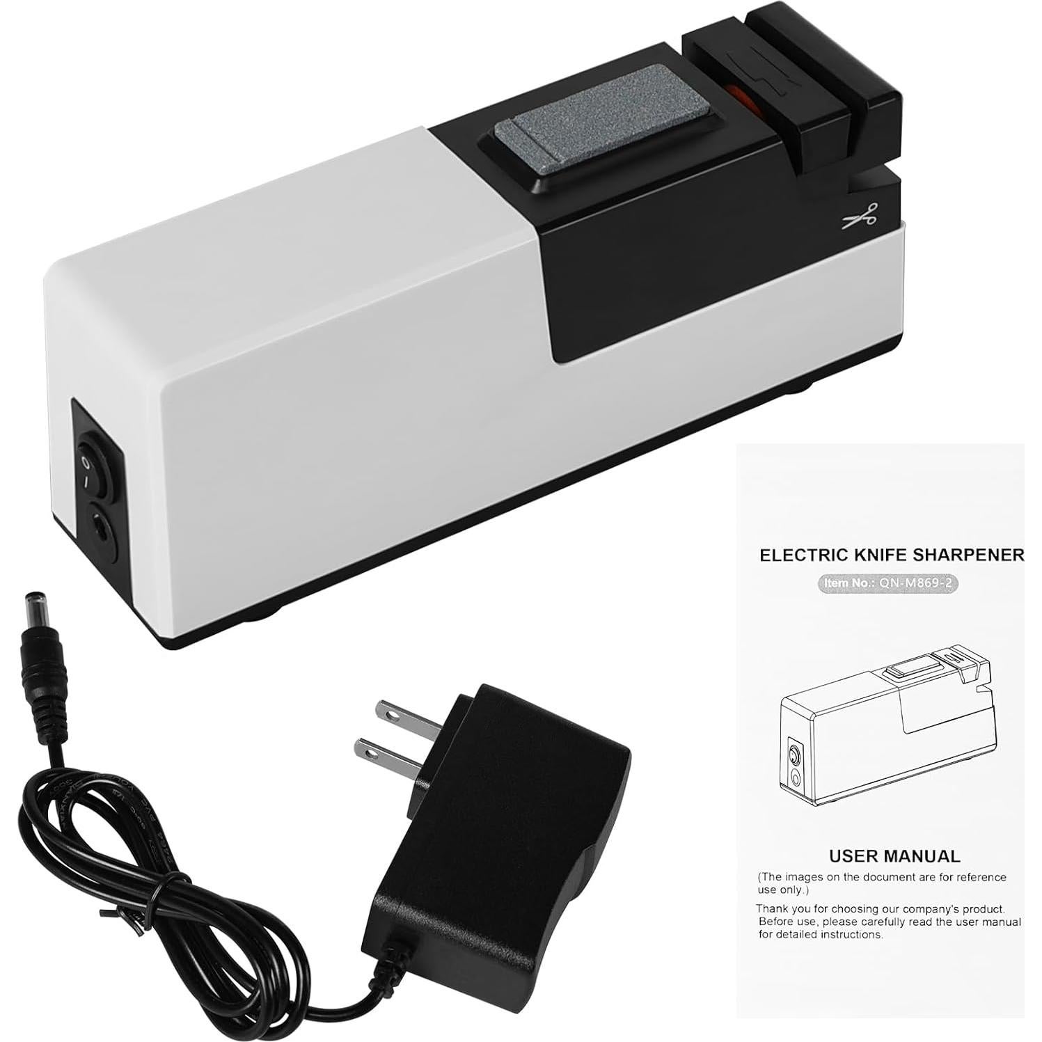 Afilador de cuchillos eléctrico MKHS, 430g, fácil uso, pulido