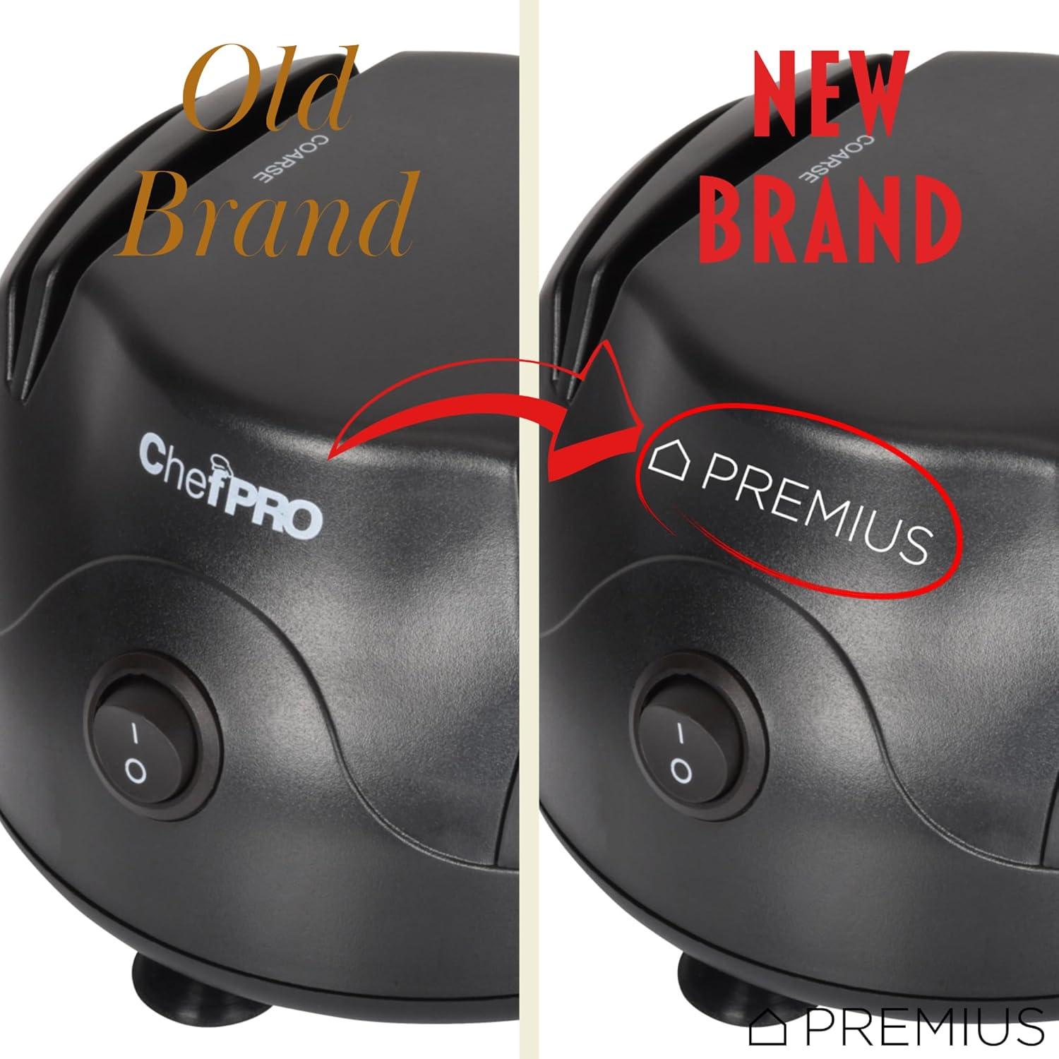 Afilador Eléctrico 3-en-1 PREMIUS para Cuchillos y Tijeras