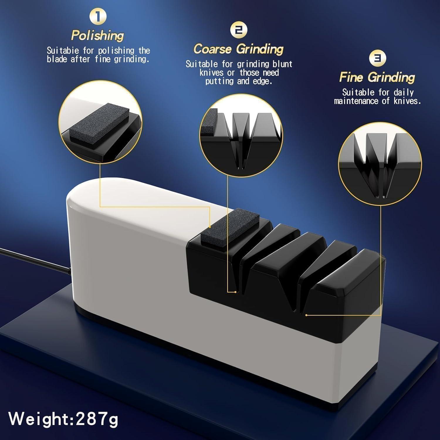 Afilador de Cuchillos Eléctrico Kiseely 5 en 1 Profesional