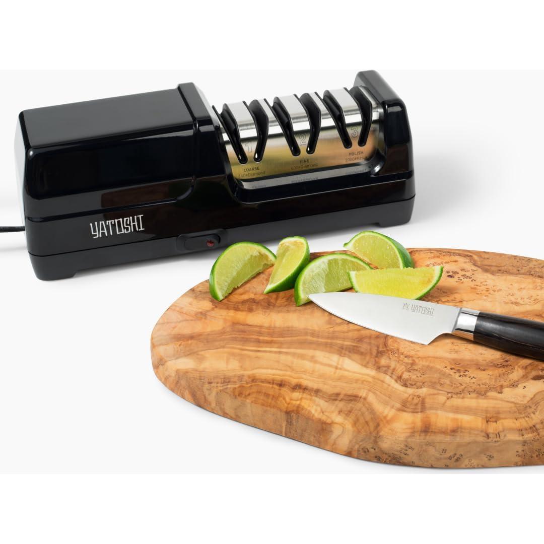 Afilador Eléctrico Yatoshi EKS 50W 3 Etapas para Cuchillos