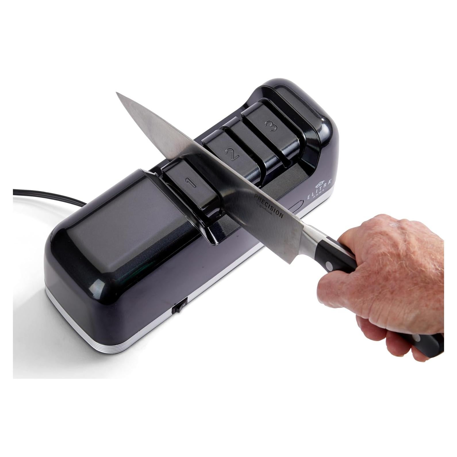 Afilador de cuchillos eléctrico Elitra Home 3 etapas 1.36 kg