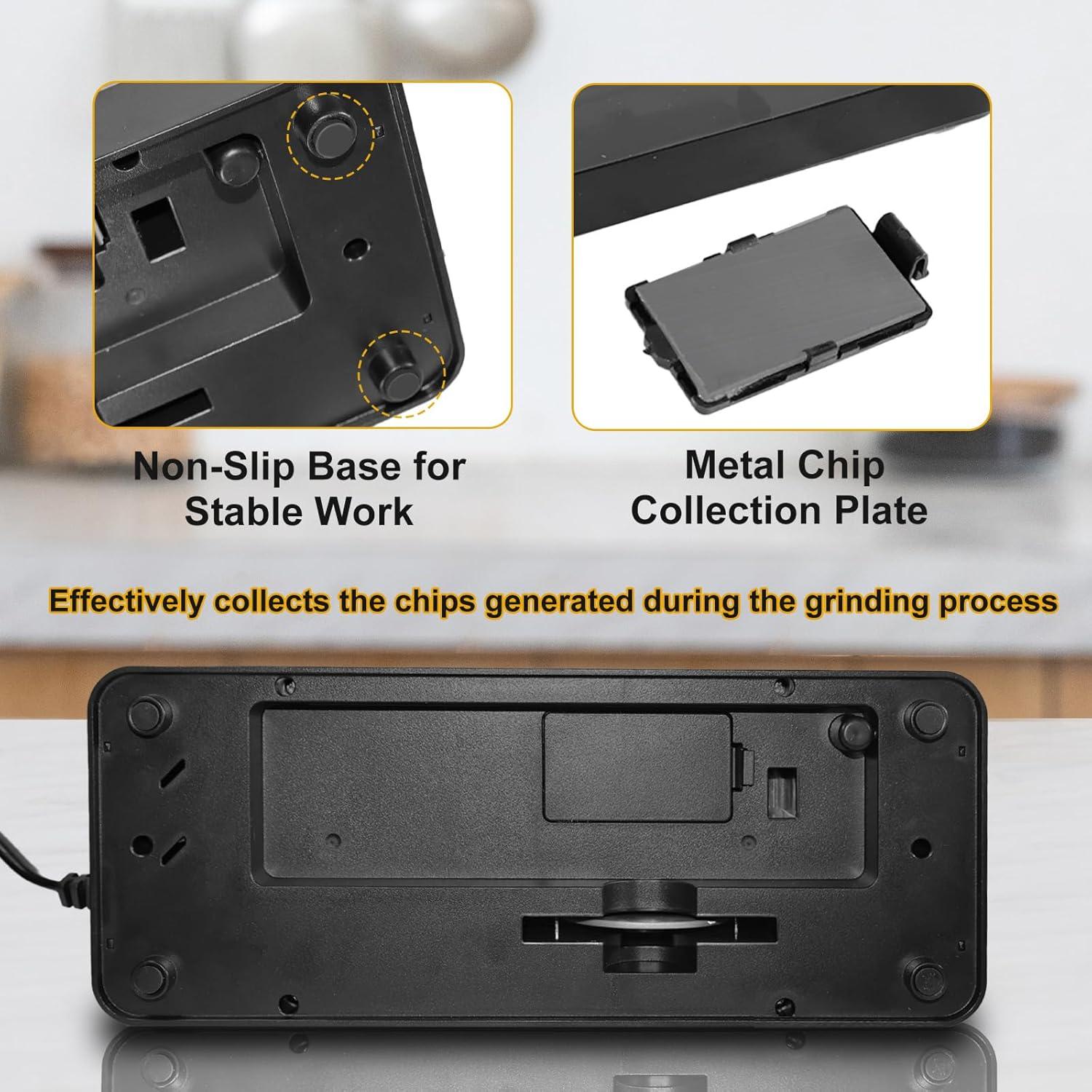 Afilador eléctrico 5 en 1 XTQINJIN con pantalla LCD y 3 velocidades