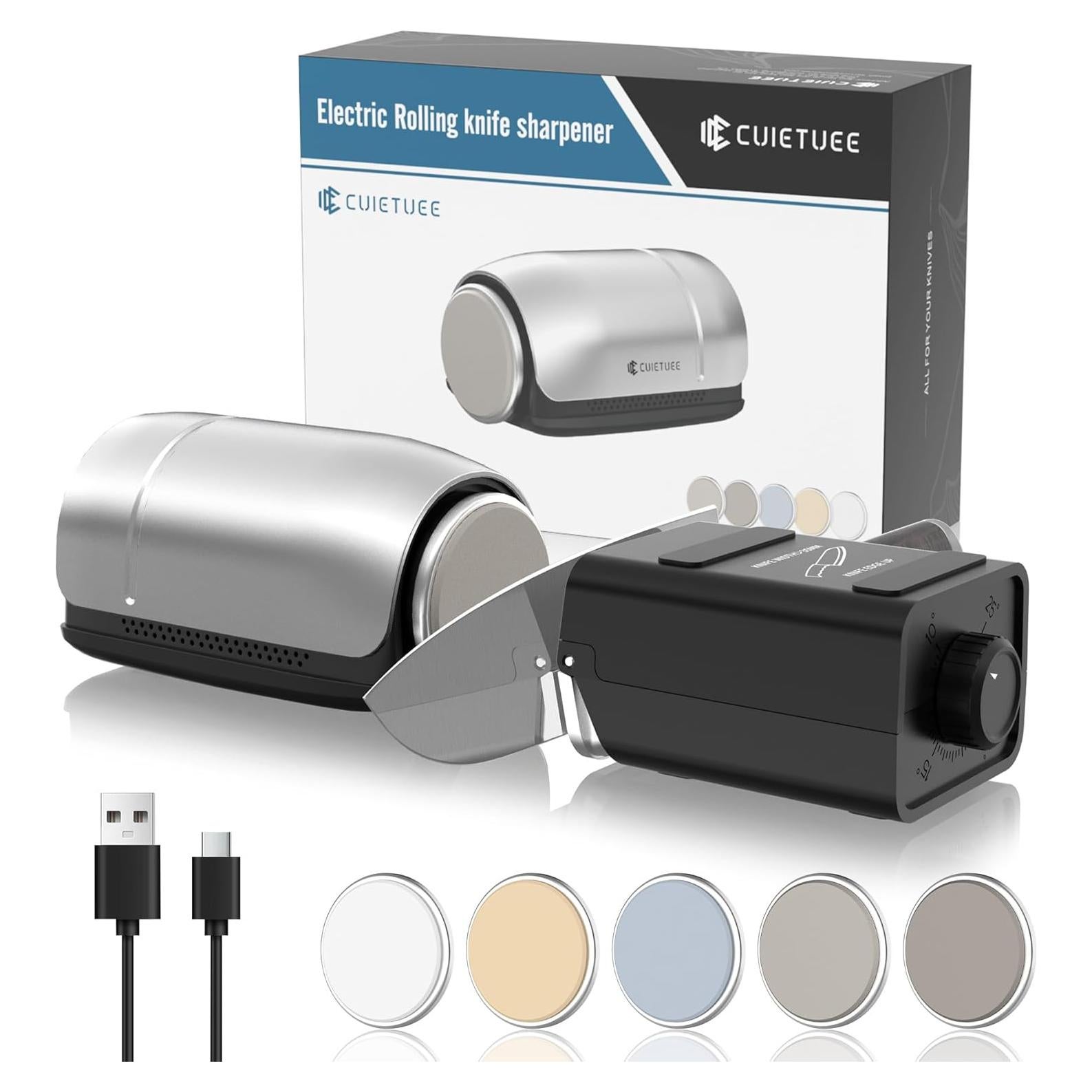 Afilador de Cuchillos Eléctrico CuieTuee SJ2402M 5 Discos