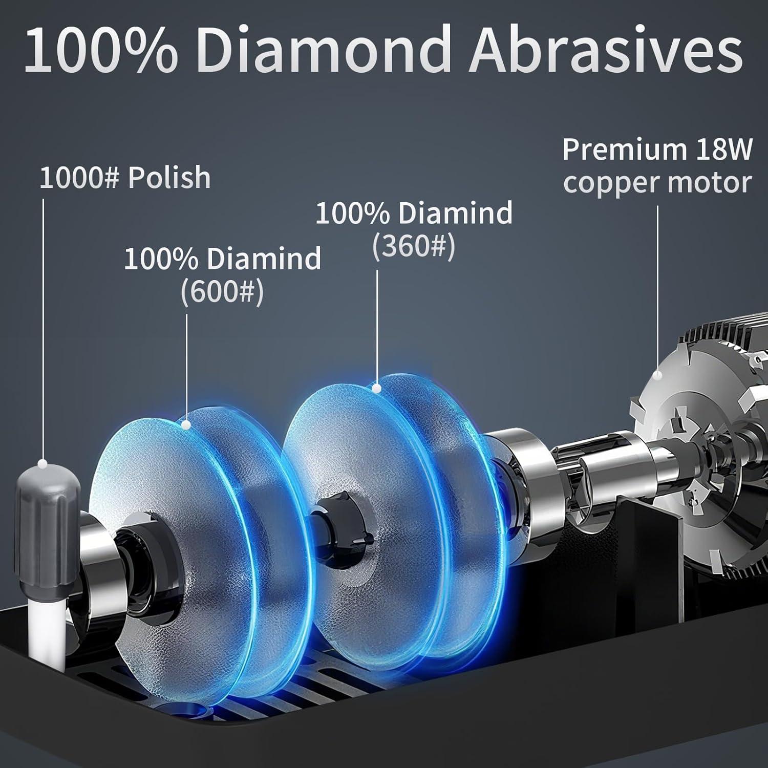 Afilador de cuchillos eléctrico Psythuor 5 en 1 con LCD