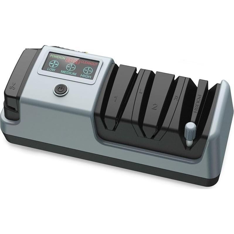 Afilador de cuchillos eléctrico Psythuor 5 en 1 con LCD