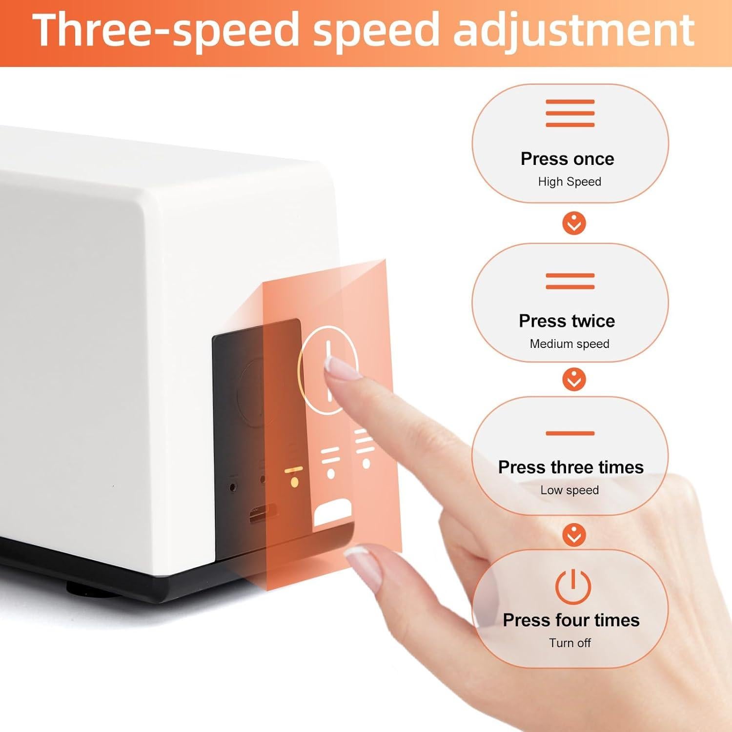 Afilador eléctrico CFGROW 4 en 1 con diamante y control de ángulo