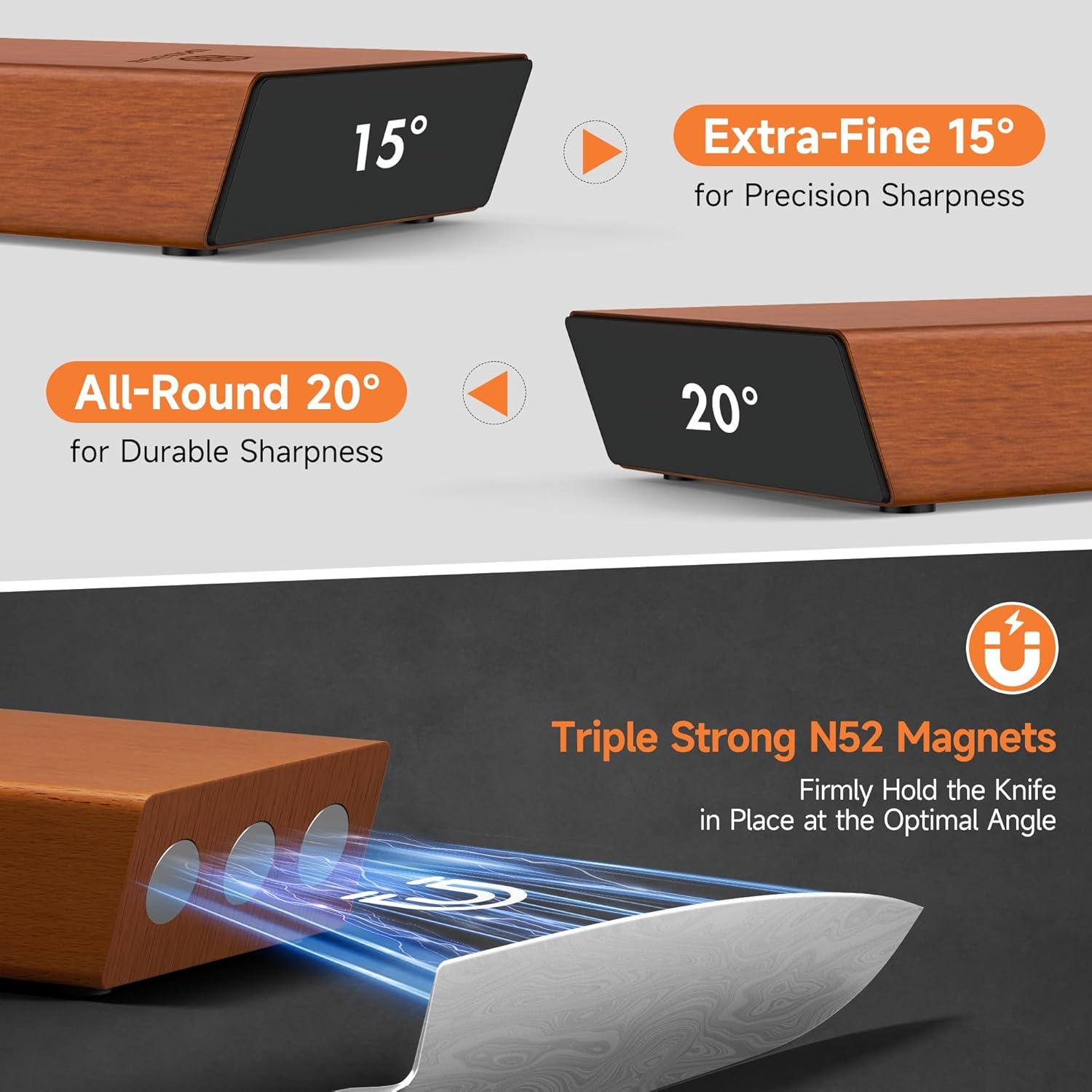 Afilador de cuchillos Bogoni con discos de diamante y cerámica